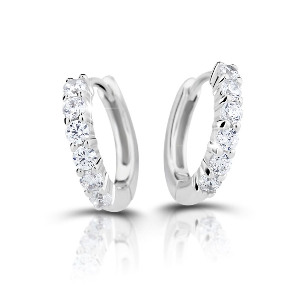 Modesi Ohrring-Set Charming silver round earrings M23076