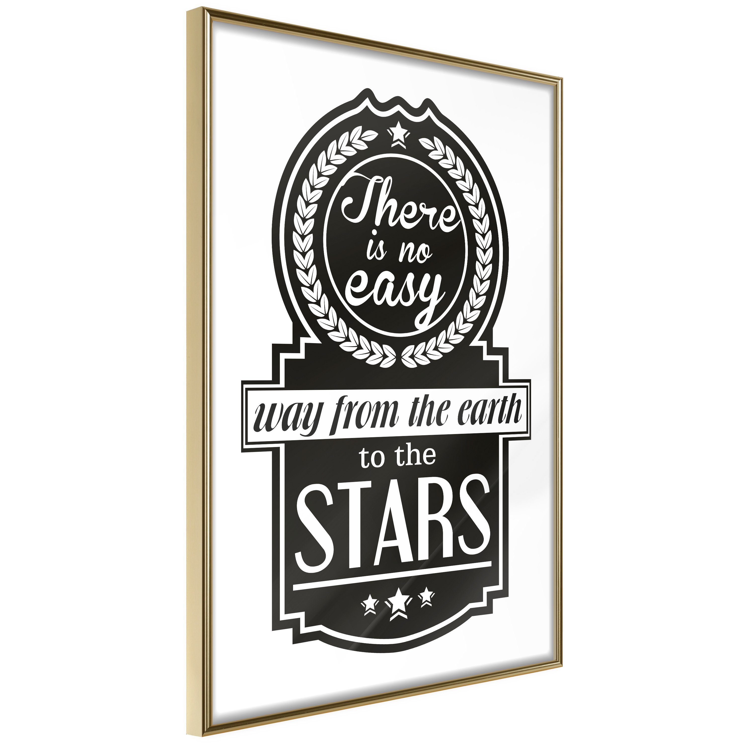 Artgeist Poster There Is No Easy Way From The Earth To The Stars