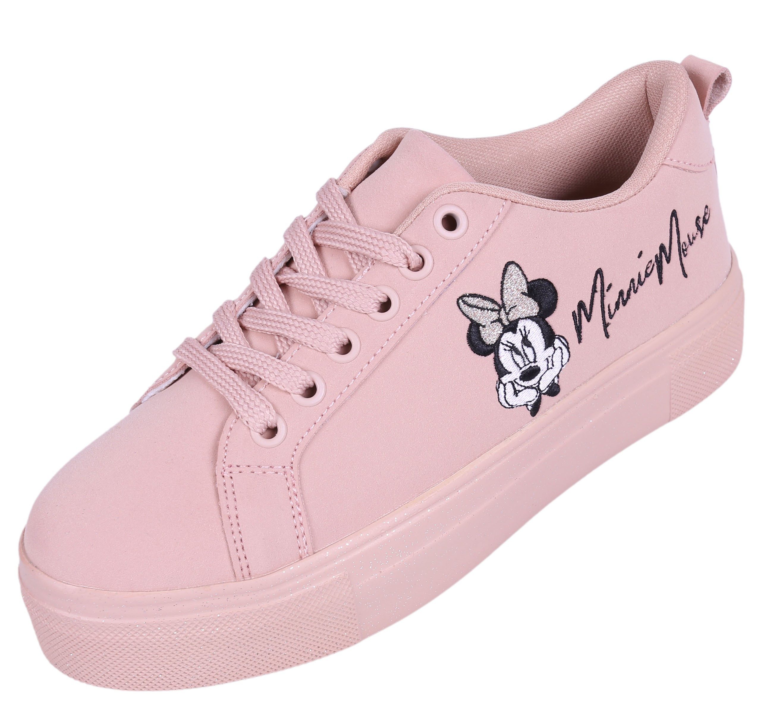 Disney Lachsfarbene Turnschuhe mit klobiger Sohle Minnie Disney 39 EU Stiefel