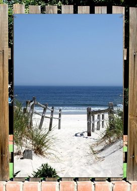 Wallario Sichtschutzzaunmatten Blick auf Strand