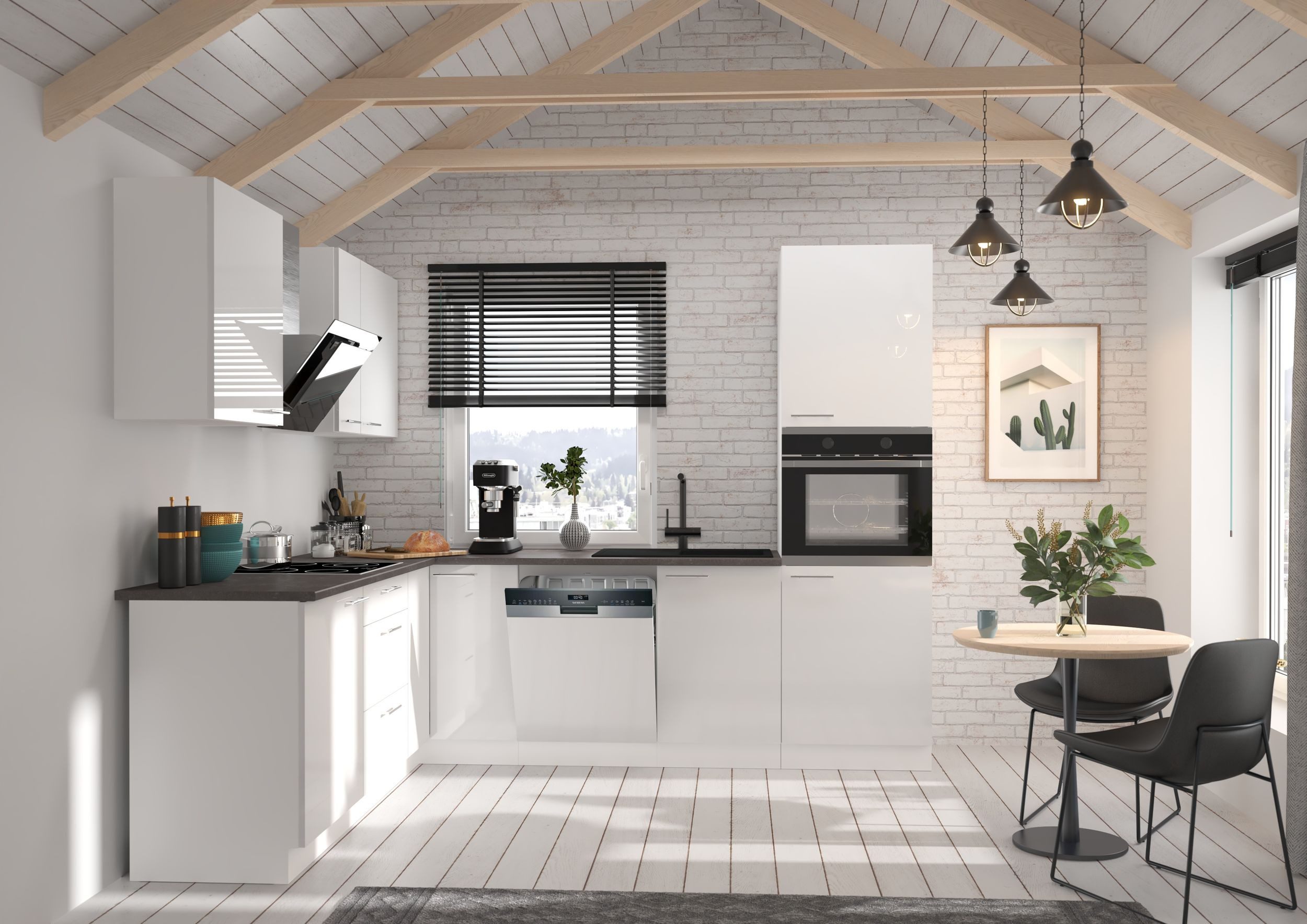 Küchen-Preisbombe Winkelküche Lara 210x260 Küche Küchenzeile Einbauküche Ec günstig online kaufen