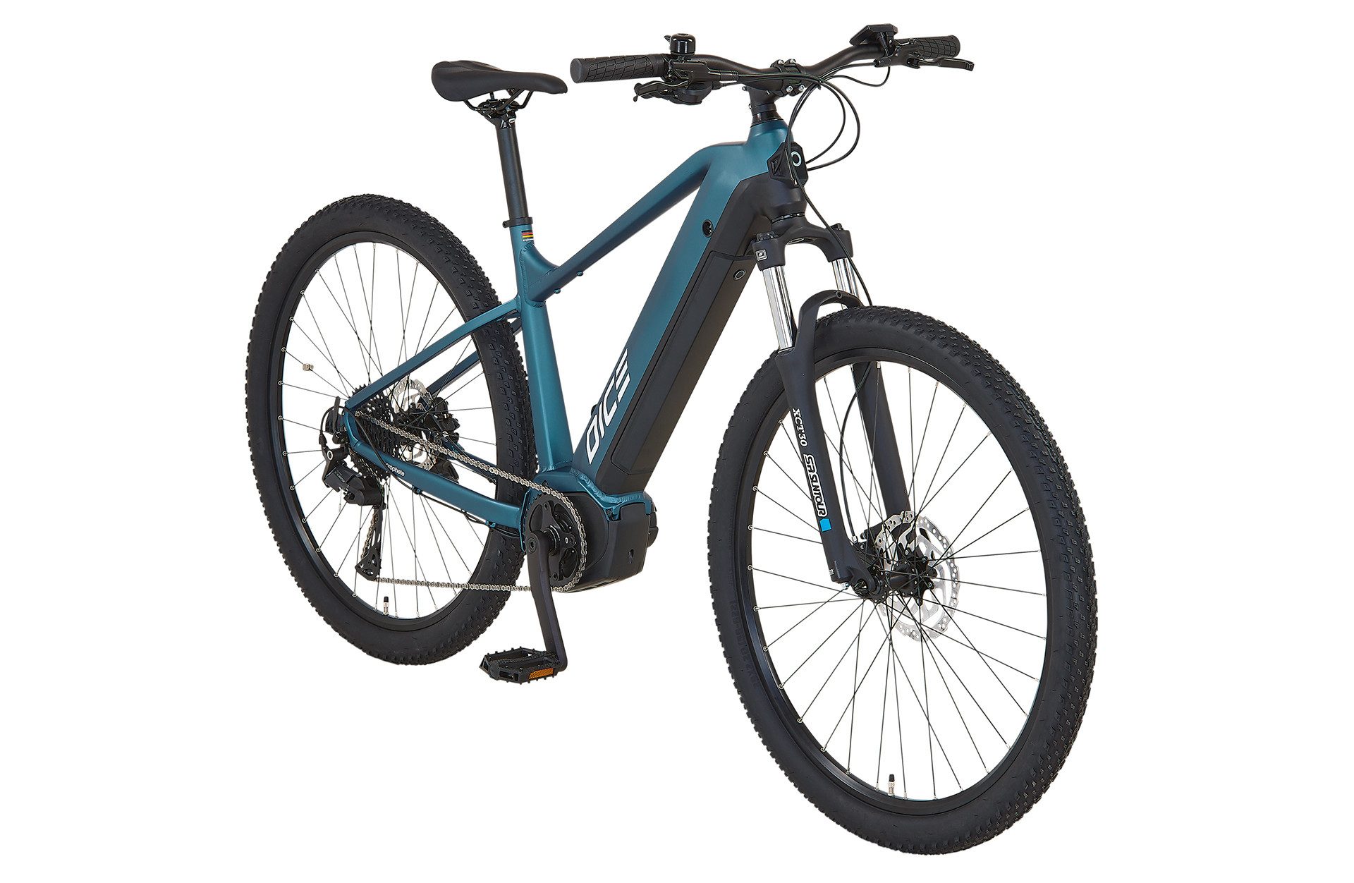 Prophete E-Bike Mountainbike Dice 3.8, 10 Gang Shimano Cues Schaltwerk, Kettenschaltung, Mittelmotor, 540 Wh, Pedelec, Elektrofahrrad für Damen und Herren, MTB – Bild 2 von 5