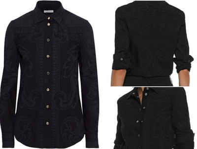 Versace Langarmhemd VERSACE COLLECTION MEN ICONIC CULT PRINTED DENIM HEMD SHIRT LONG SLEEV