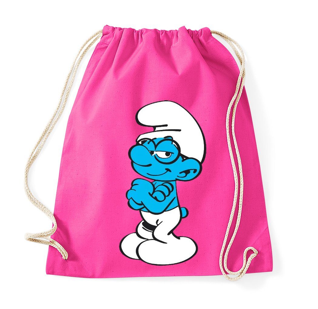 Blondie & Brownie Turnbeutel Schlaubi Schlumpf Schlümpfe Schlumpfine