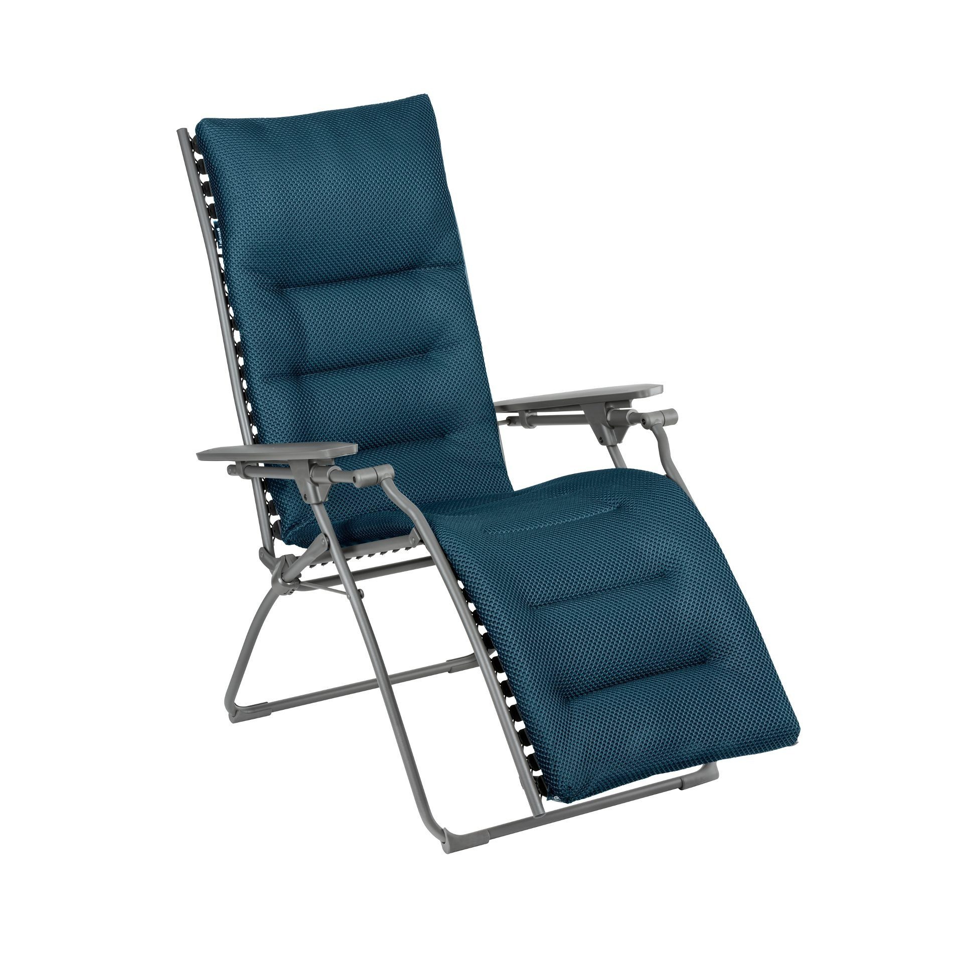 Lafuma Mobilier Gartenstuhl Evolution (Gepolsterte Zero-Gravity-Relaxliege), Gartenliege, Liegestuhl, Outdoor-Textilgewebe BeComfort®
