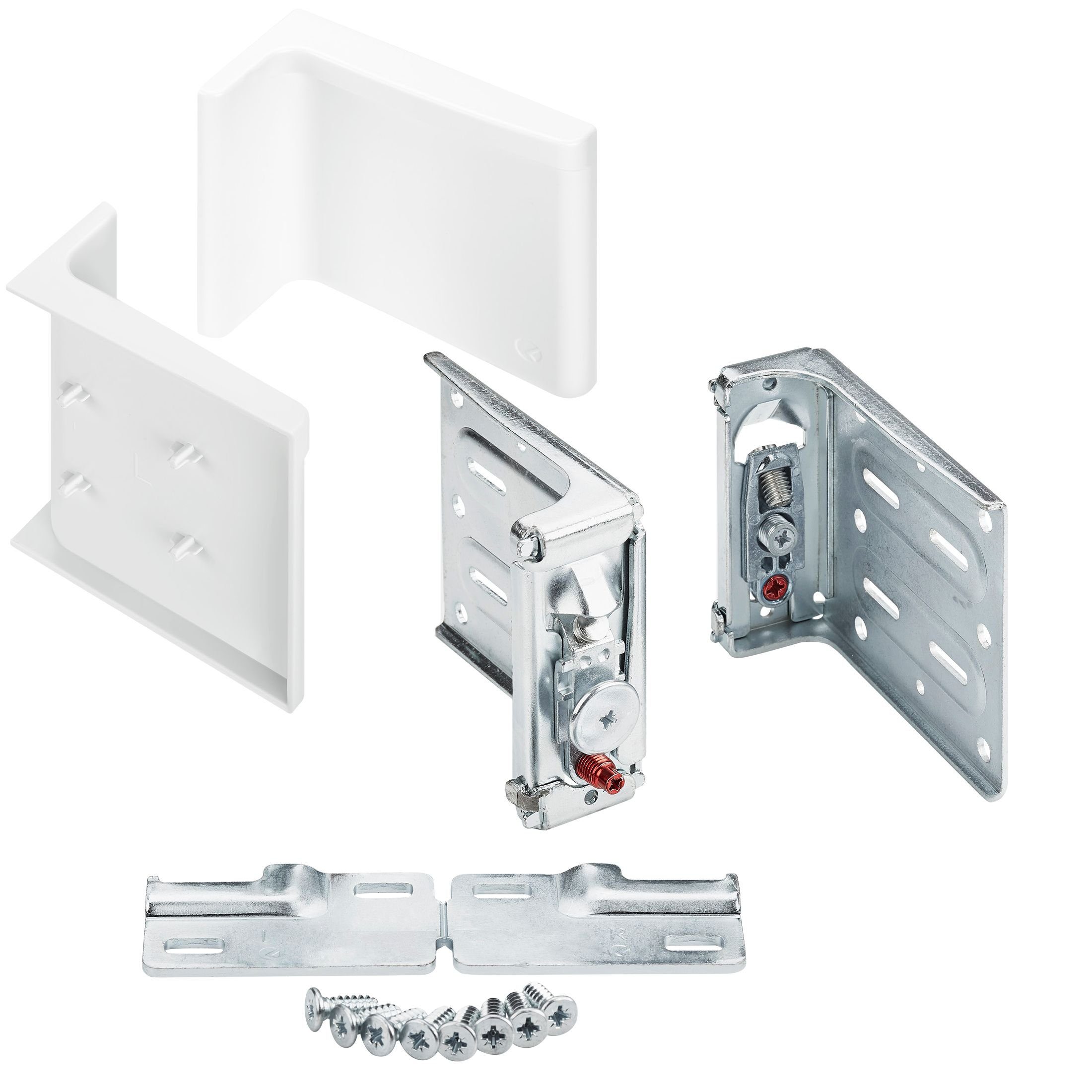SO-TECH® Möbelbeschlag Schrankaufhänger LIBRA H11 für schwere Hängeschränke (1 St), Unterschrankaufhänger Tragkraft/Stück bis 160 kg, weiß
