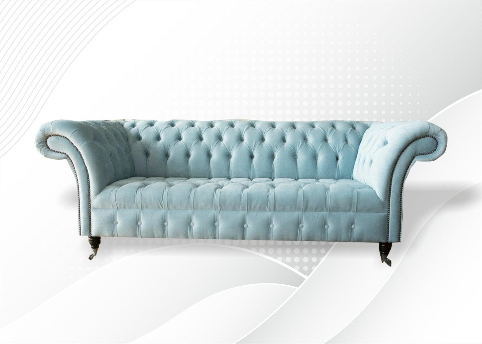 Großes Schnäppchen! JVmoebel Chesterfield-Sofa, Chesterfield 3 Sitzer Design Couch cm Sofa Sofa 225