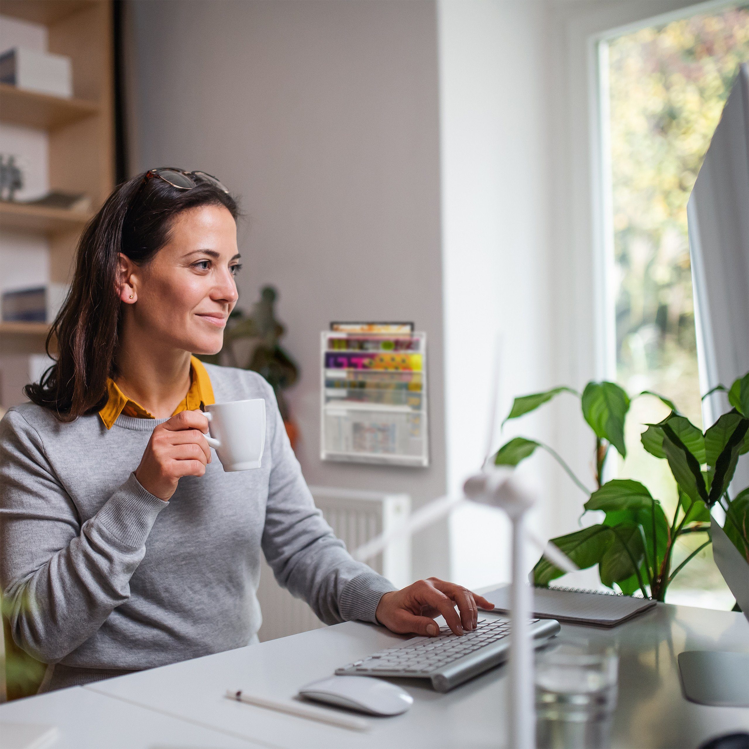 relaxdays Zeitungsständer Zeitschriftenhalter Wand