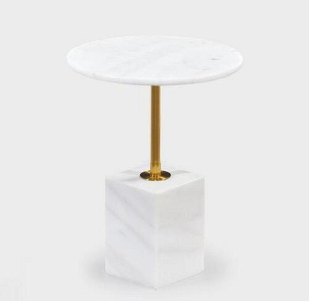 JVmoebel Beistelltisch Beistelltisch Marmor Kaffeetisch Design Tisch Wohnzimmertisch Tische (1-St., 1x Beistelltisch), Made in Europa