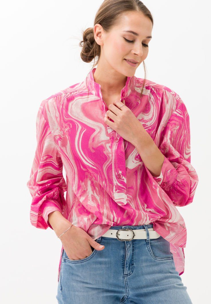 Brax Klassische VIV Style pink Bluse