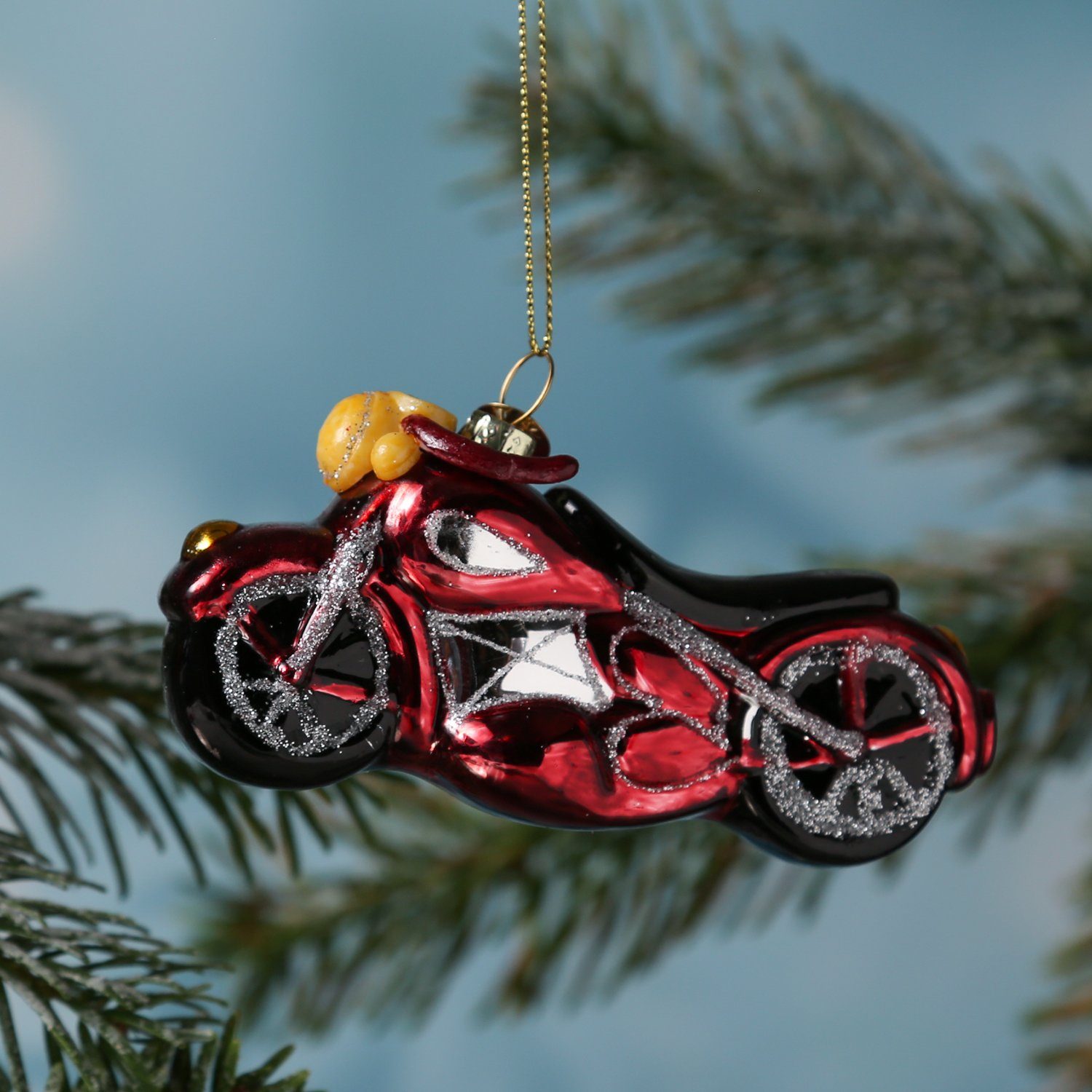 MARELIDA Christbaumschmuck Weihnachtsbaumschmuck Motorrad