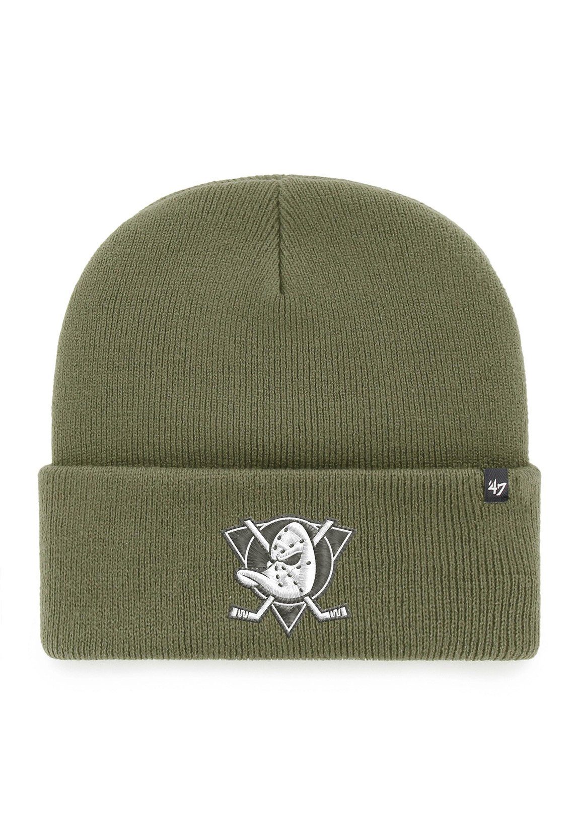 H-HYMKR25ACE-MSB DUCKS Beanie ANAHEIM Khaki 47 Brand Brand Beanie '47