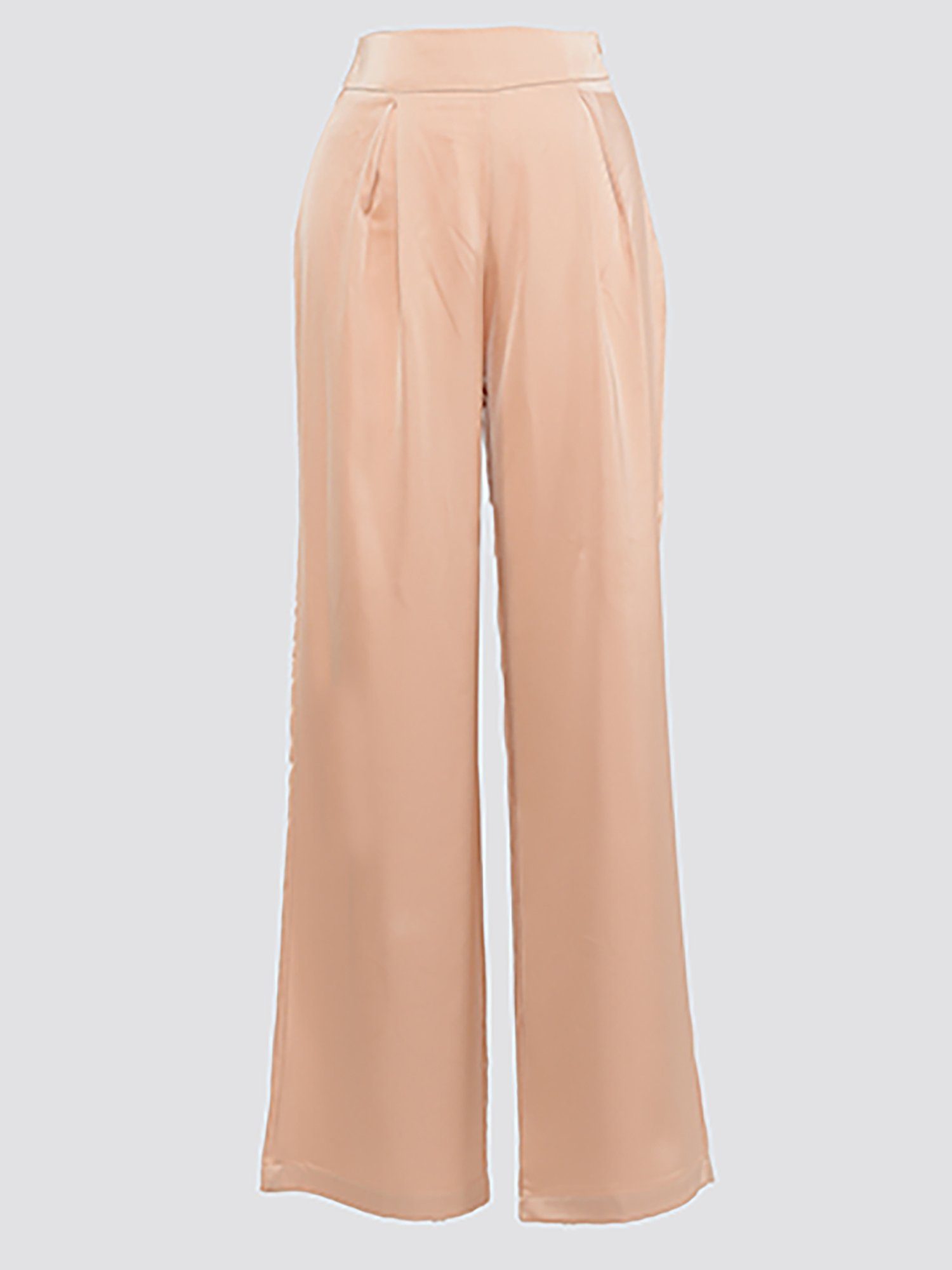 Palazzohose Freshlions Beige Saten ‘CARLINA’ Pants