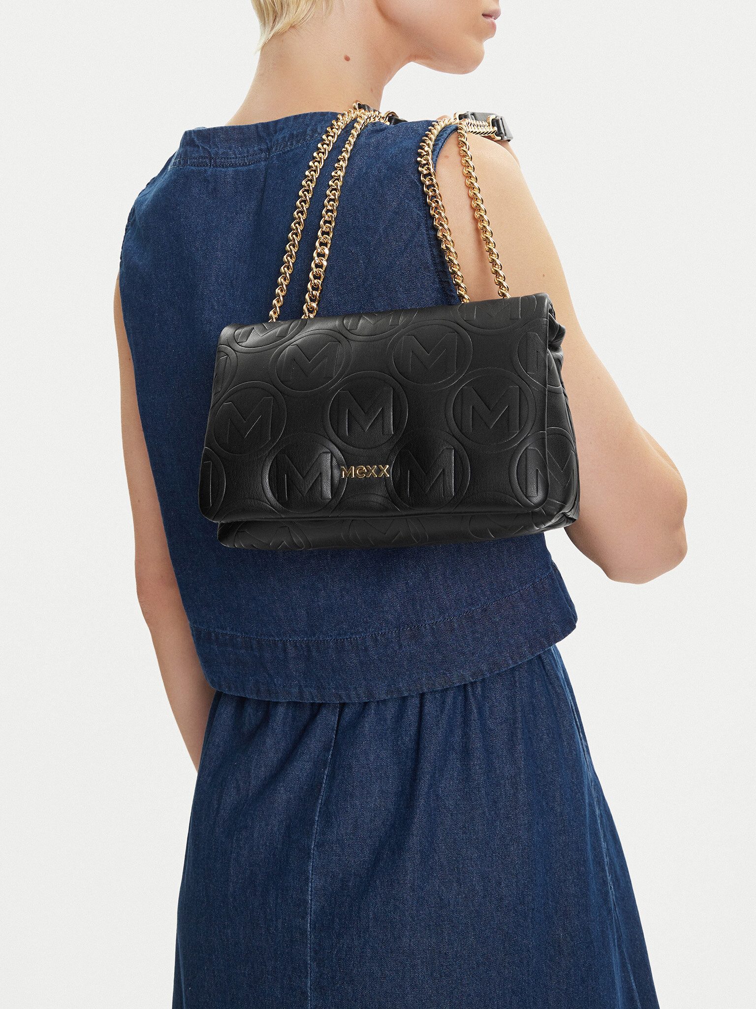 Mexx Handtasche Mexx Damenhandtasche Schwarz C-MEXX-CR-005-08