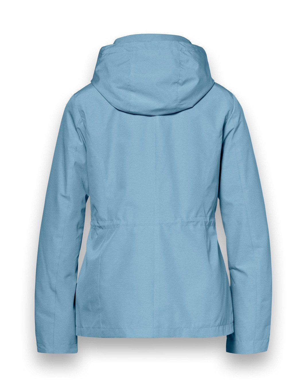 District Funktionsjacke Übergangsjacke Forget Me Not (mit Kapuze, wasserabweisend) blau Damen