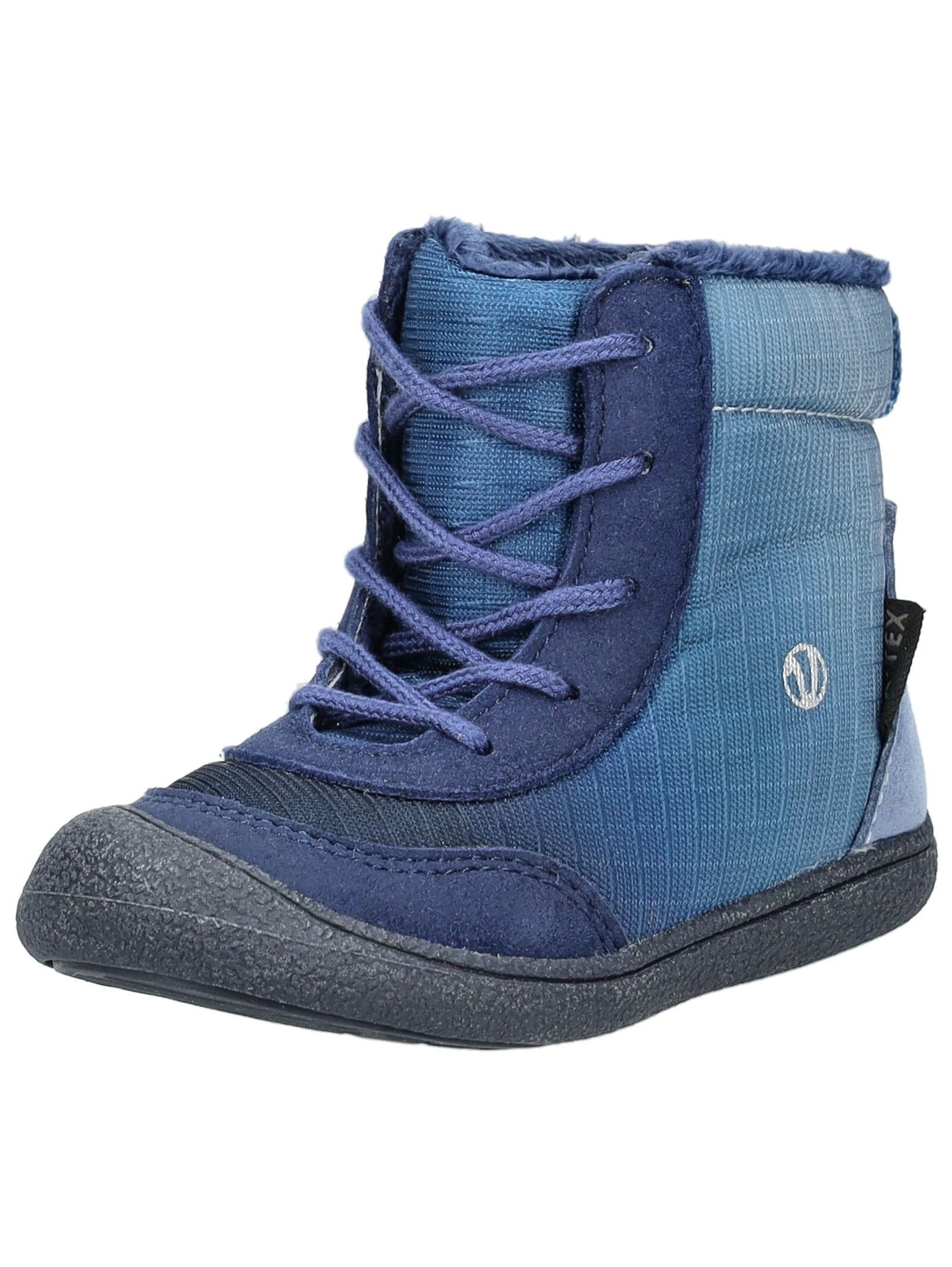 Stiefelette Lederimitat/Mesh Schnürstiefelette