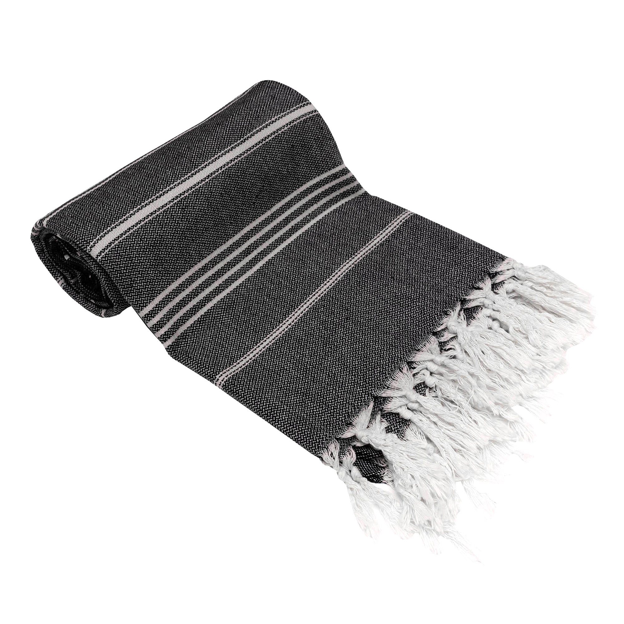 Turquoise Home Hamamtuch 100% Bio-Baumwolle 100 x 180cm Strandtuch Strand Sauna Reisen