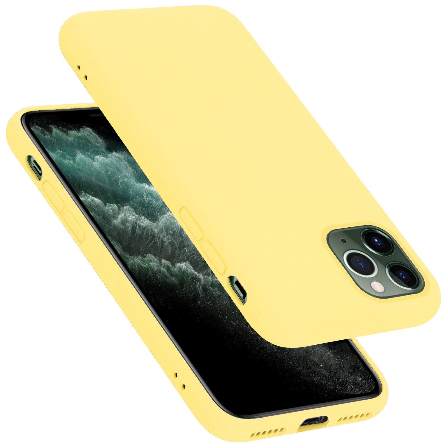 Cadorabo Handyhülle für iPhone 11 PRO MAX Hülle Apple iPhone 11 PRO MAX, Flexible Hülle TPU Silikon Schutzhülle Back Cover Case
