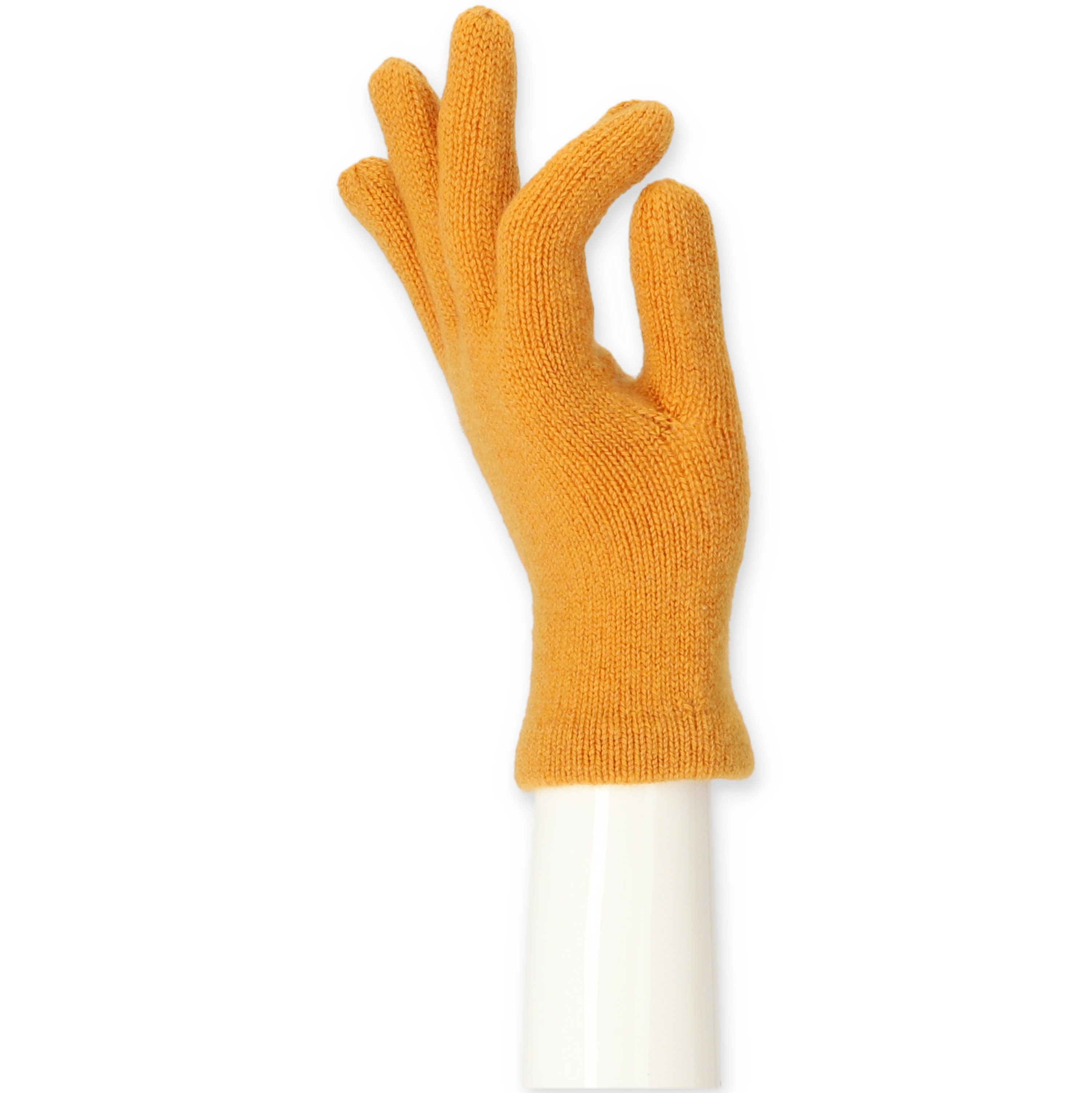 halsüberkopf Accessoires Strickhandschuhe Strickhandschuh aus Wolle mit wei günstig online kaufen