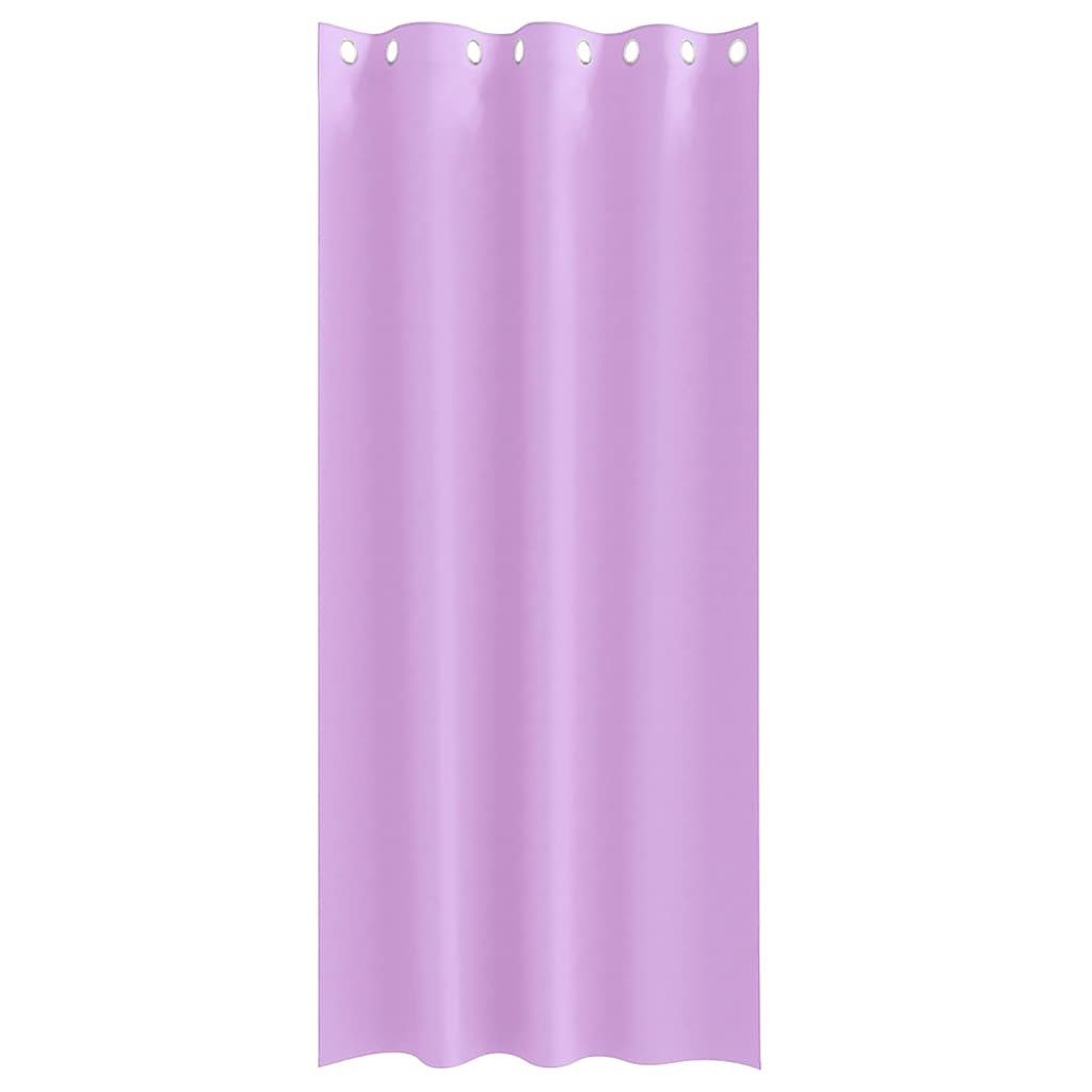 vidaXL Vorhang Verdunkelungs-Vorhänge mit Ringen 2 stk. Lila 245 x 140 cm (2 St), Polyester – Bild 4 von 5