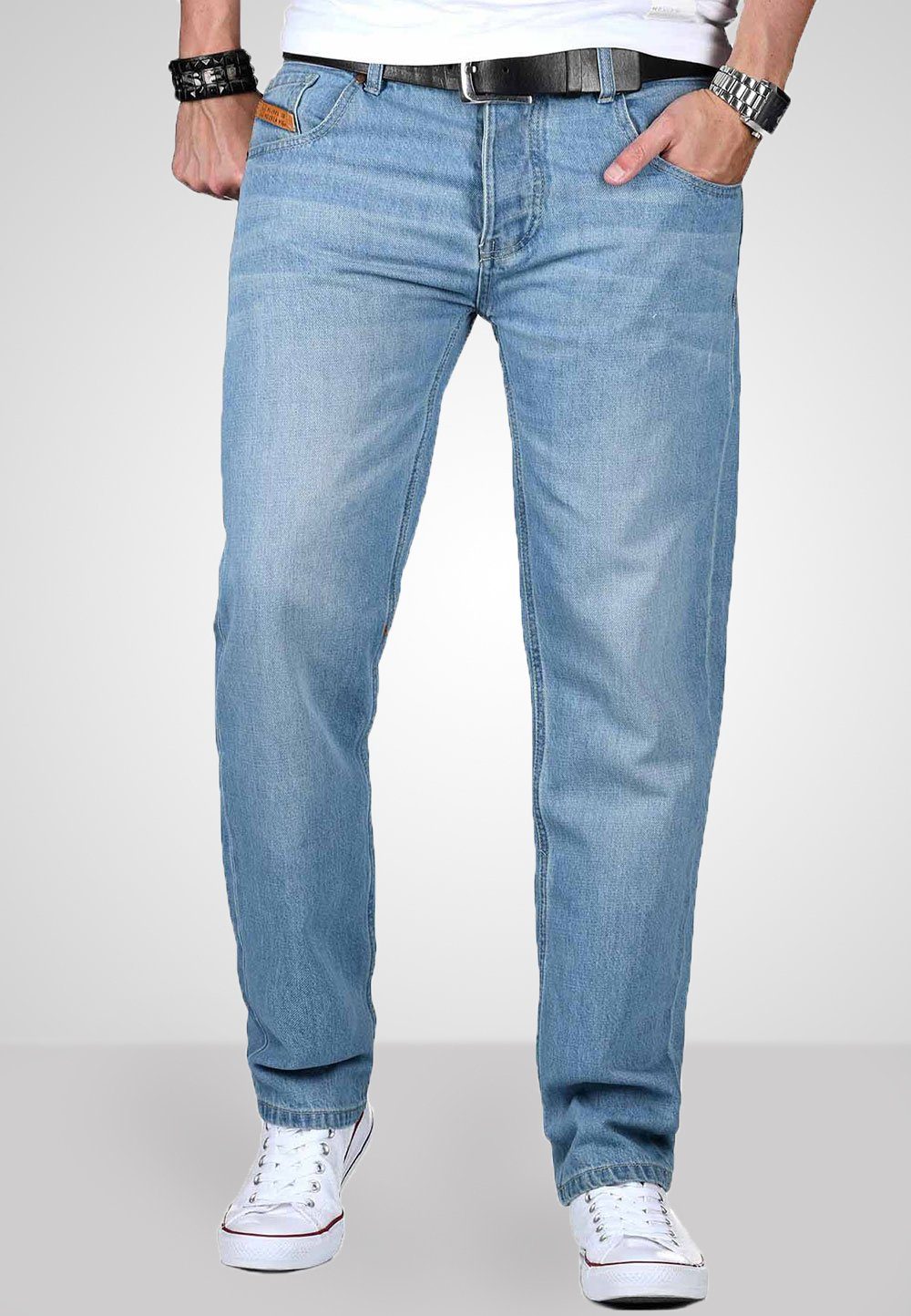 Maurelio Modriano Straight-Jeans MM022 mit geradem günstig online kaufen