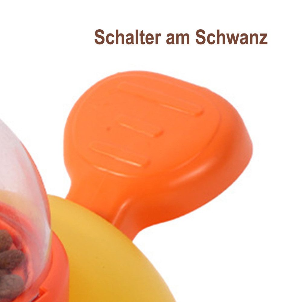 Srvillg Tier-Intelligenzspielzeug Entenförmiges Hundespielzeug für Haustiere, für Hund und Katze, zur Beschäftigung und als Leckerli-Spielzeug zur Beschäftigung