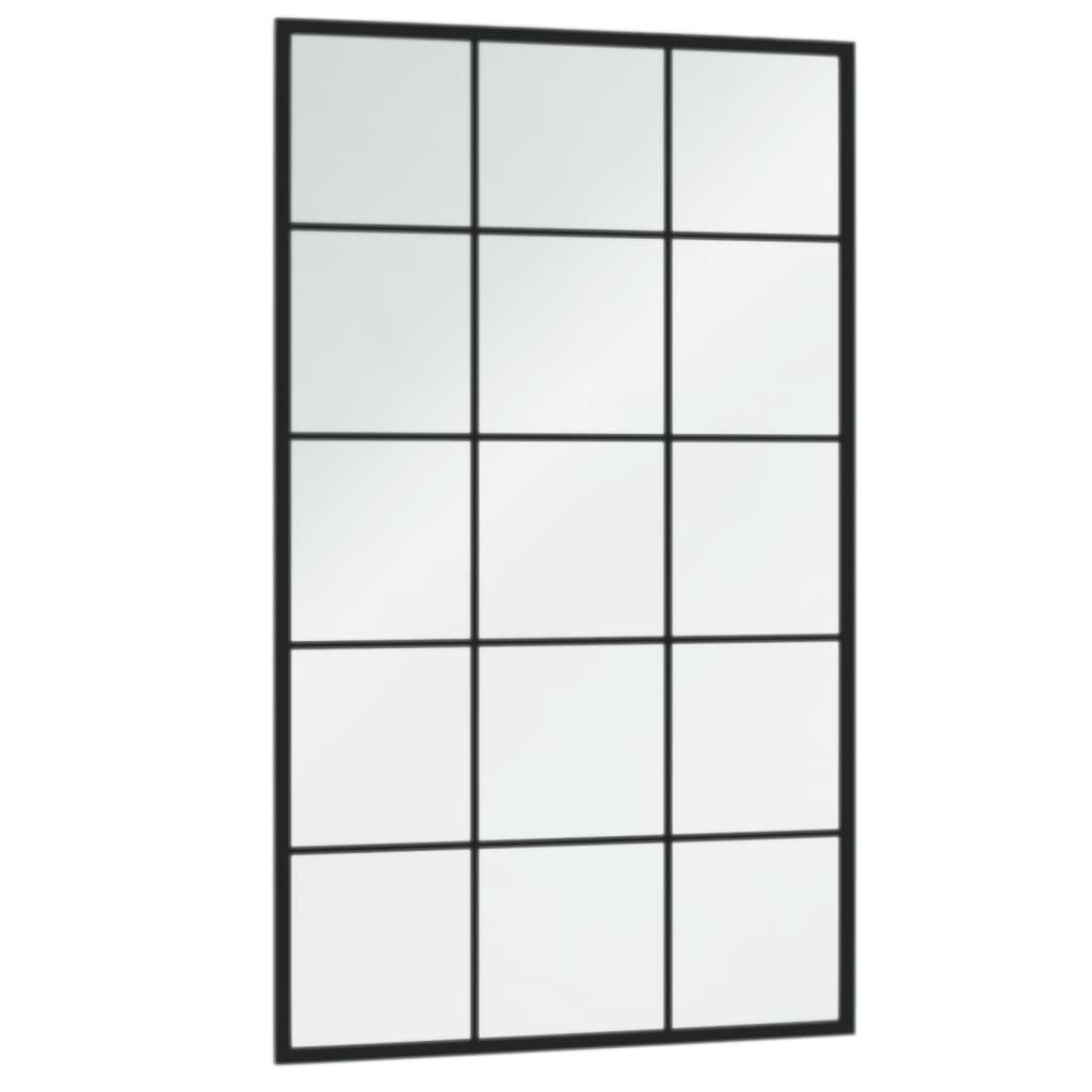 furnicato Wandspiegel Eleganter schwarzer 100 x 60 cm (1-St)