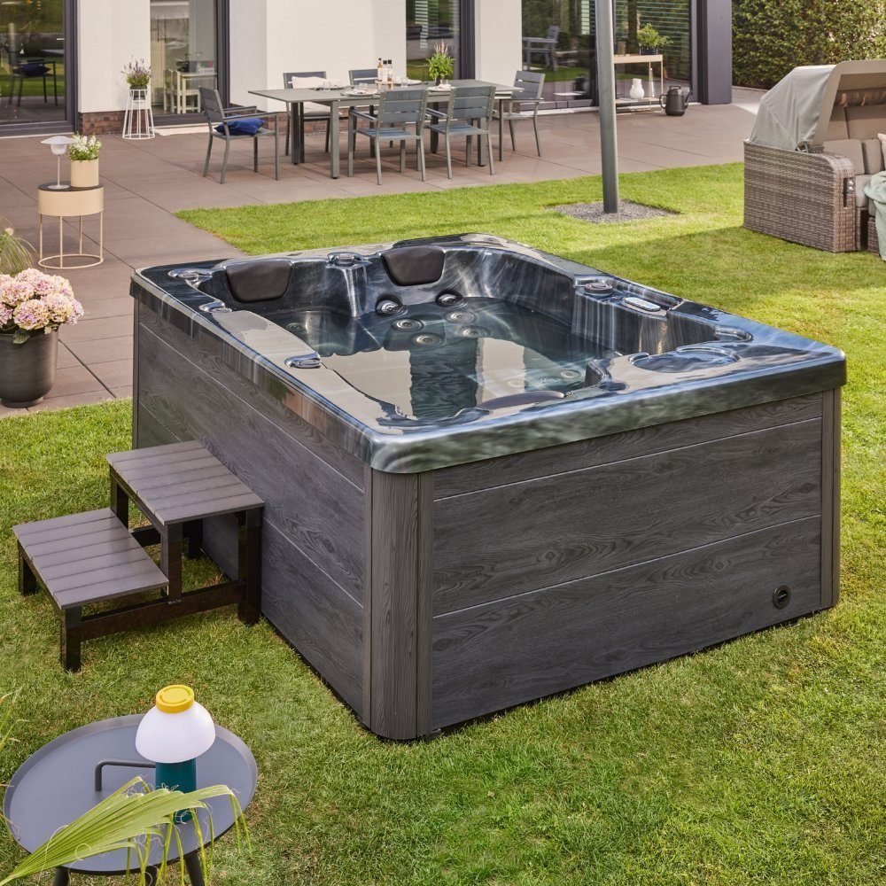 HOME DELUXE Whirlpool Outdoor Whirlpool BLACK günstig online kaufen