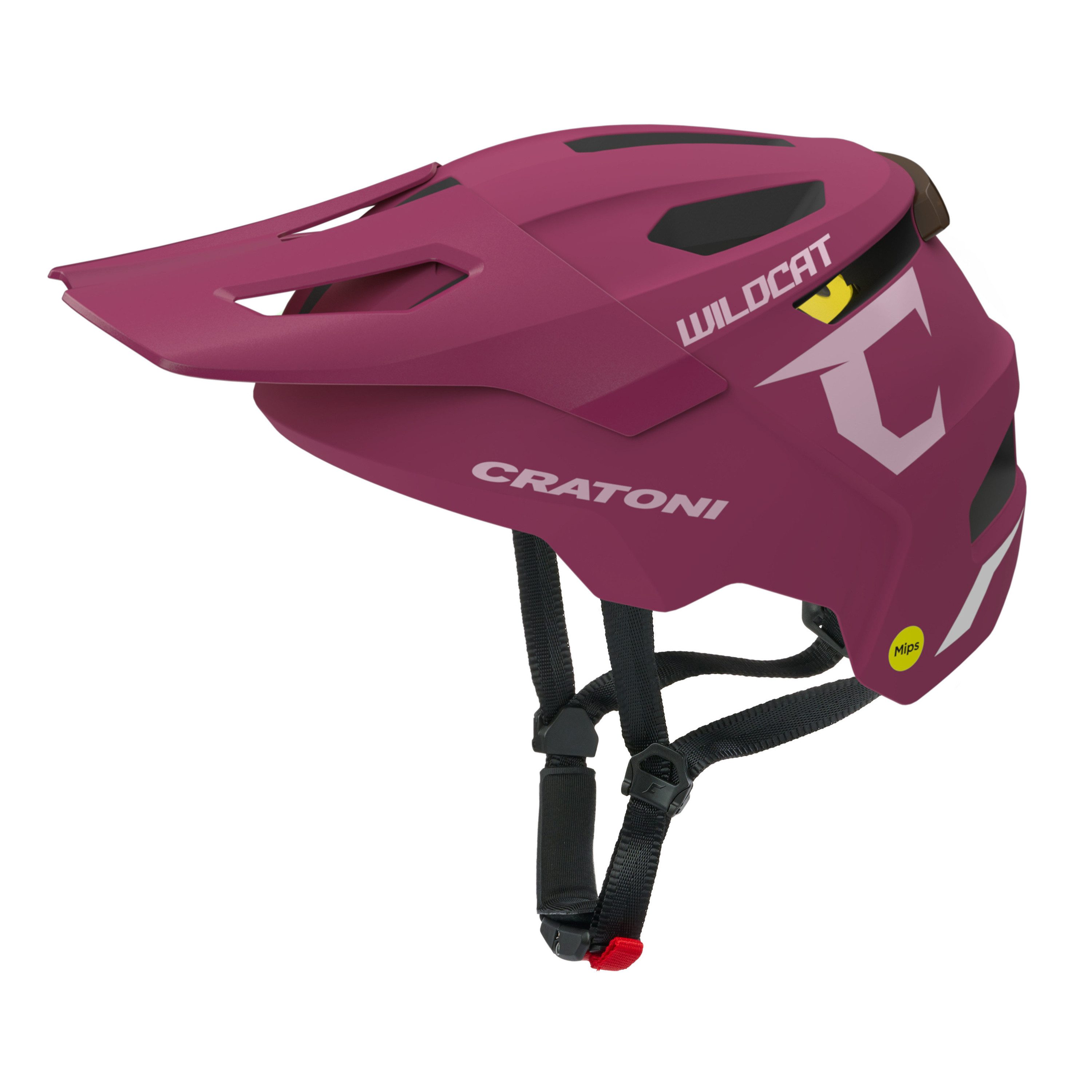 Cratoni Fahrradhelm Kinderhelm Wildcat MIPS MTB-Helm Allroundhelm für Kinder S/M 49-56 cm