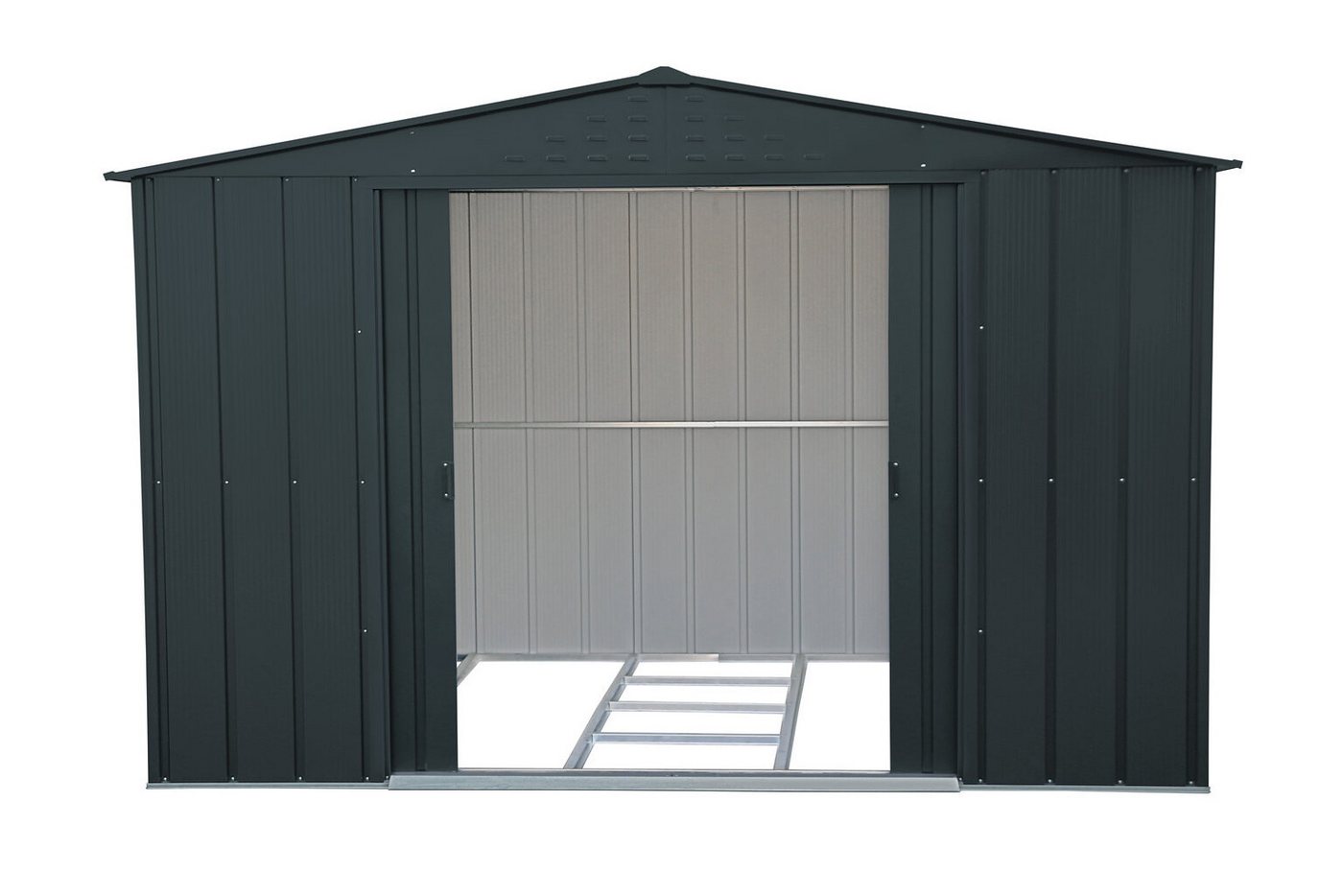 Thumbnail - DURAMAX Gerätehaus Metall Gerätehaus 321x233 Gartenhaus Schiebetür, (1 St)