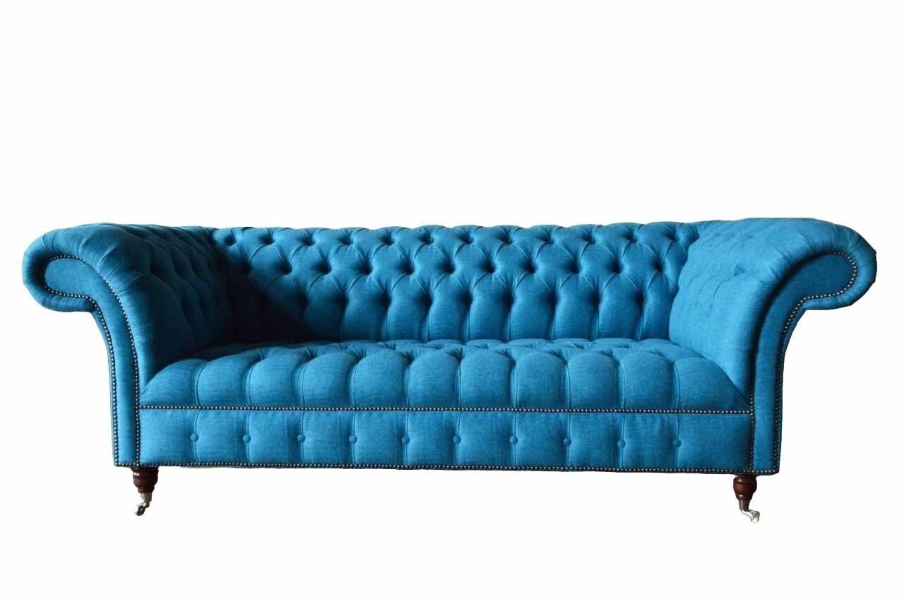Chesterfield In Dreisitzer, Sofa JVmoebel Europe Neu Made Sofas Sofa Polster Designer Sitzer Couch 3