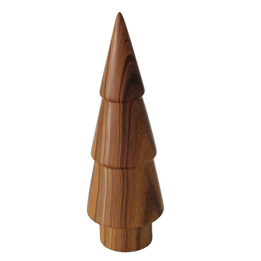 BOLTZE Dekoobjekt Dekoaufsteller Wilhelmy Keramik braun, Steingut Weihnachtsbaum matt Weihnachtsdeko