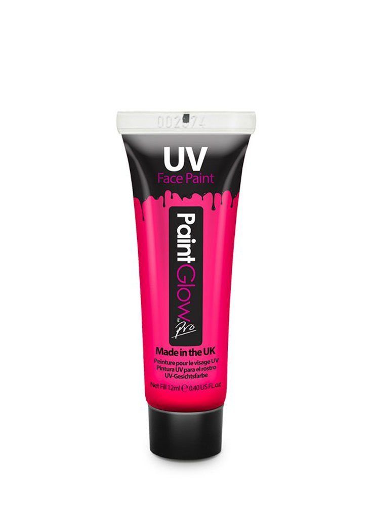 Metamorph Theaterschminke UV Body Paint pink, Leuchtende Schminkfarbe für Körper und Gesicht