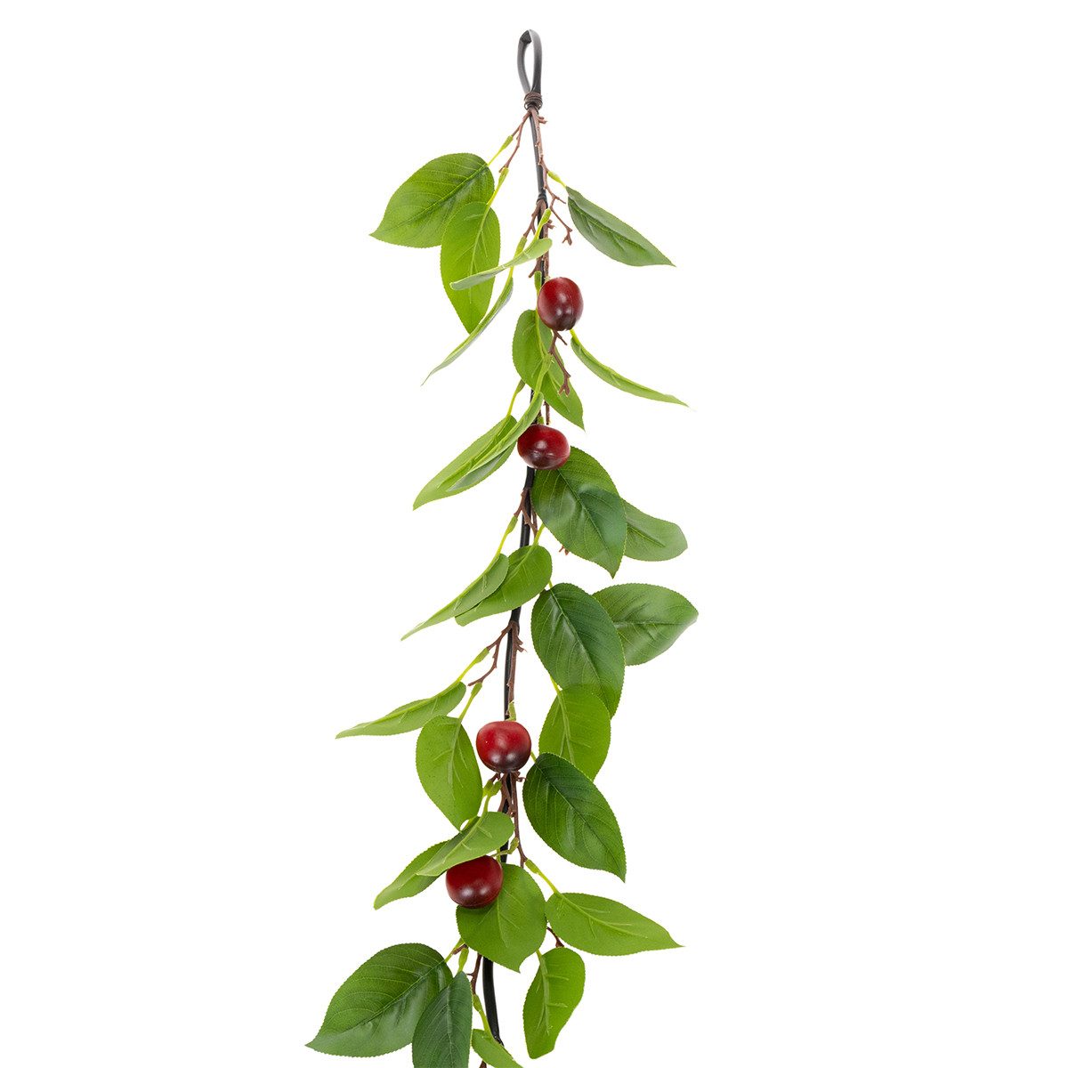 Kunstgirlande Künstliche Girlande mit Kirschen für vielseitige Dekoration, Kaemingk, Höhe 14 cm