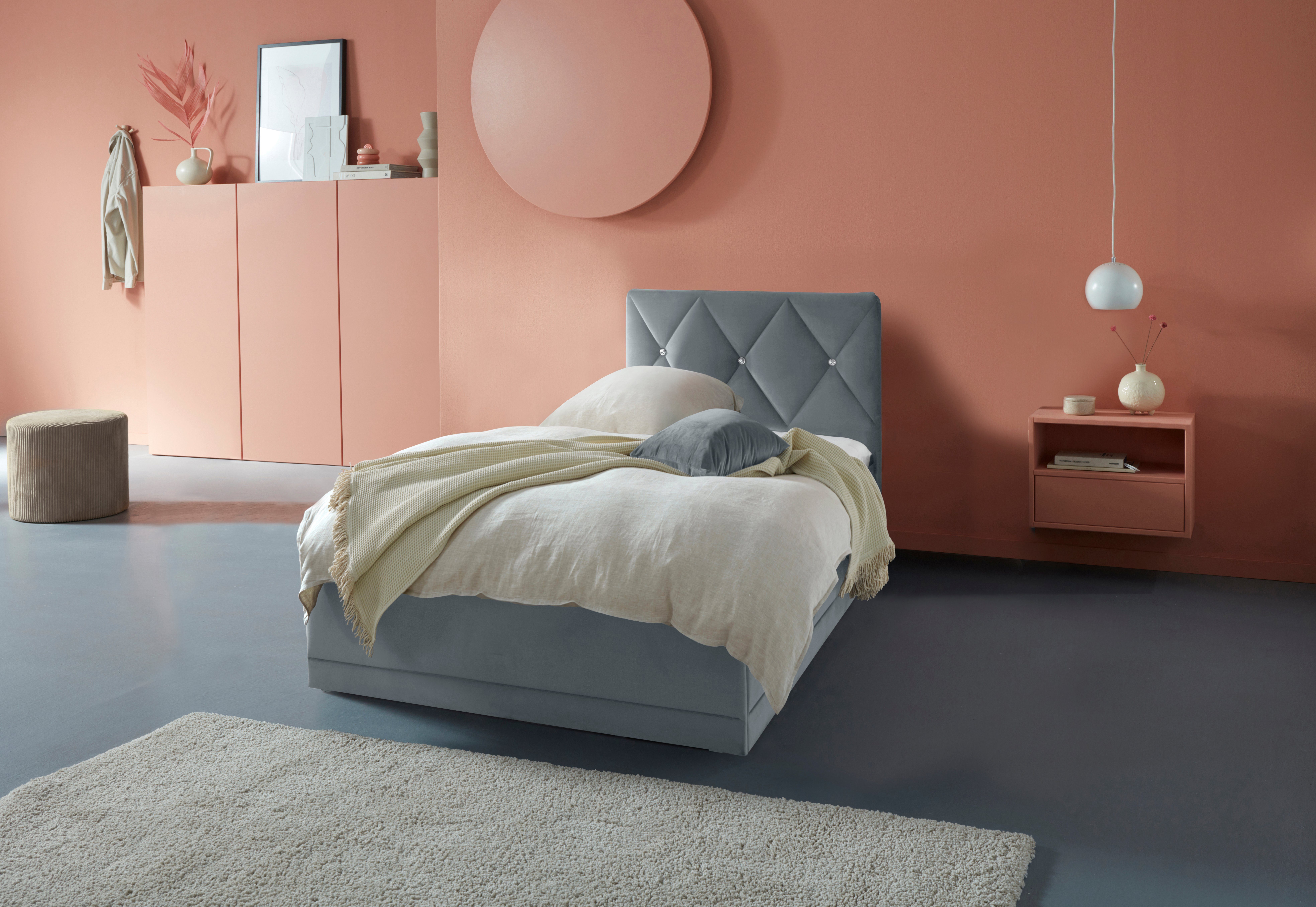 Westfalia Schlafkomfort Polsterbett "Adamas" auch mit Bettkasten, Knopfheft günstig online kaufen