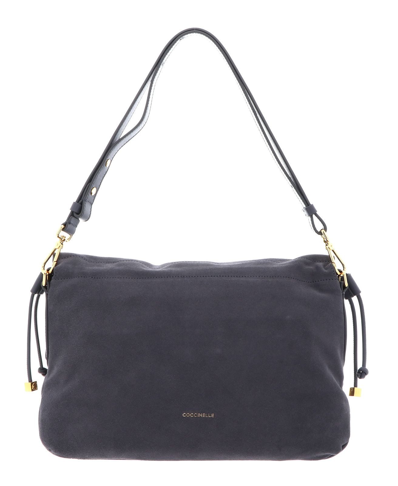 COCCINELLE Schultertasche Handbag Suede Leather / Smooth Leather, aus echtem Rindsleder