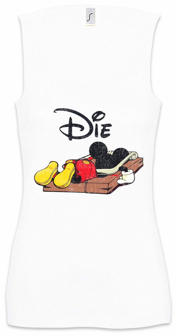 Urban Backwoods Tanktop Mouse Trap Ärmelloses Damen T-Shirt Comic Mickey Fun Die Dead Maus Rock Geschenk Metal Horror