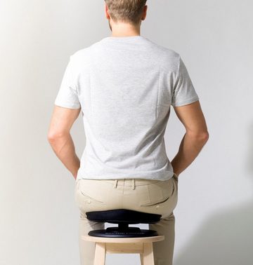 Swedish Posture Balancetrainer BALANCE CORE TRAINING SEAT - Aktiviert Deine Core-Muskulatur, gepolstert, transportabel