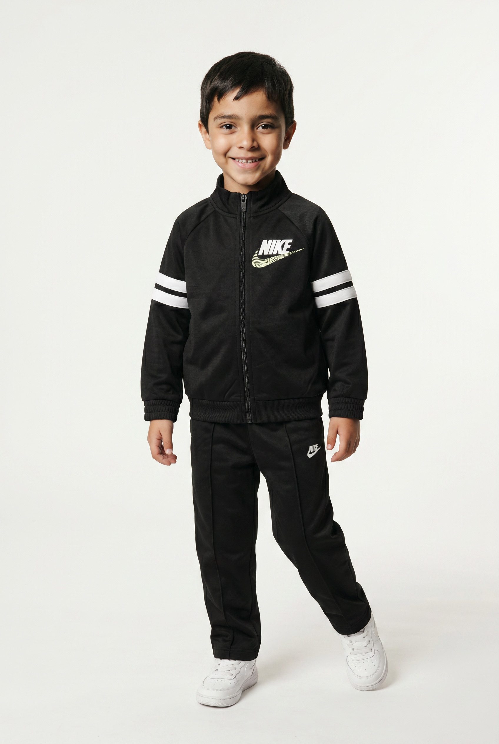 Nike Sportswear Trainingsanzug NKB B NSW ITZ OVERSIZE TRACK S (2-tlg), mit durchgehendem Reißverschluss, übergroße Silhouette