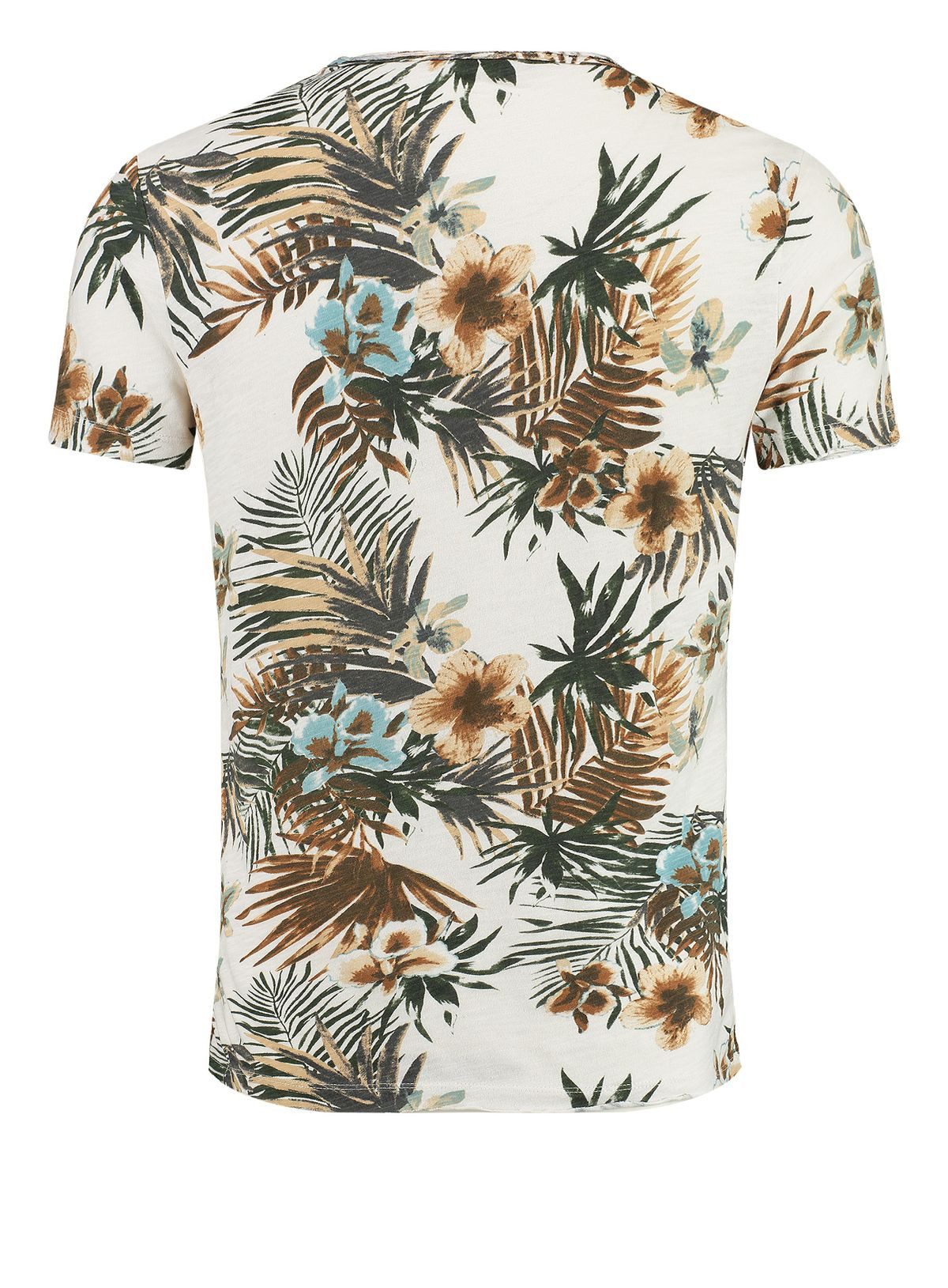 Key Largo T-Shirt T-Shirt Playa Hawaii Flower Printshirt vintage Look MT004 günstig online kaufen