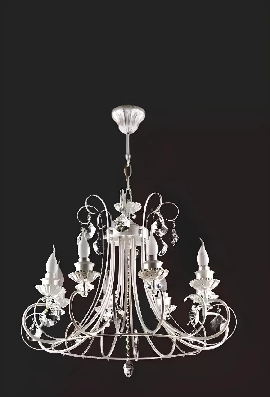 JVmoebel Kronleuchter Eleganter Deckenleuchter aus Kristall für das Wohnzimmer, Leuchtmittel wechselbar, Made in Europa