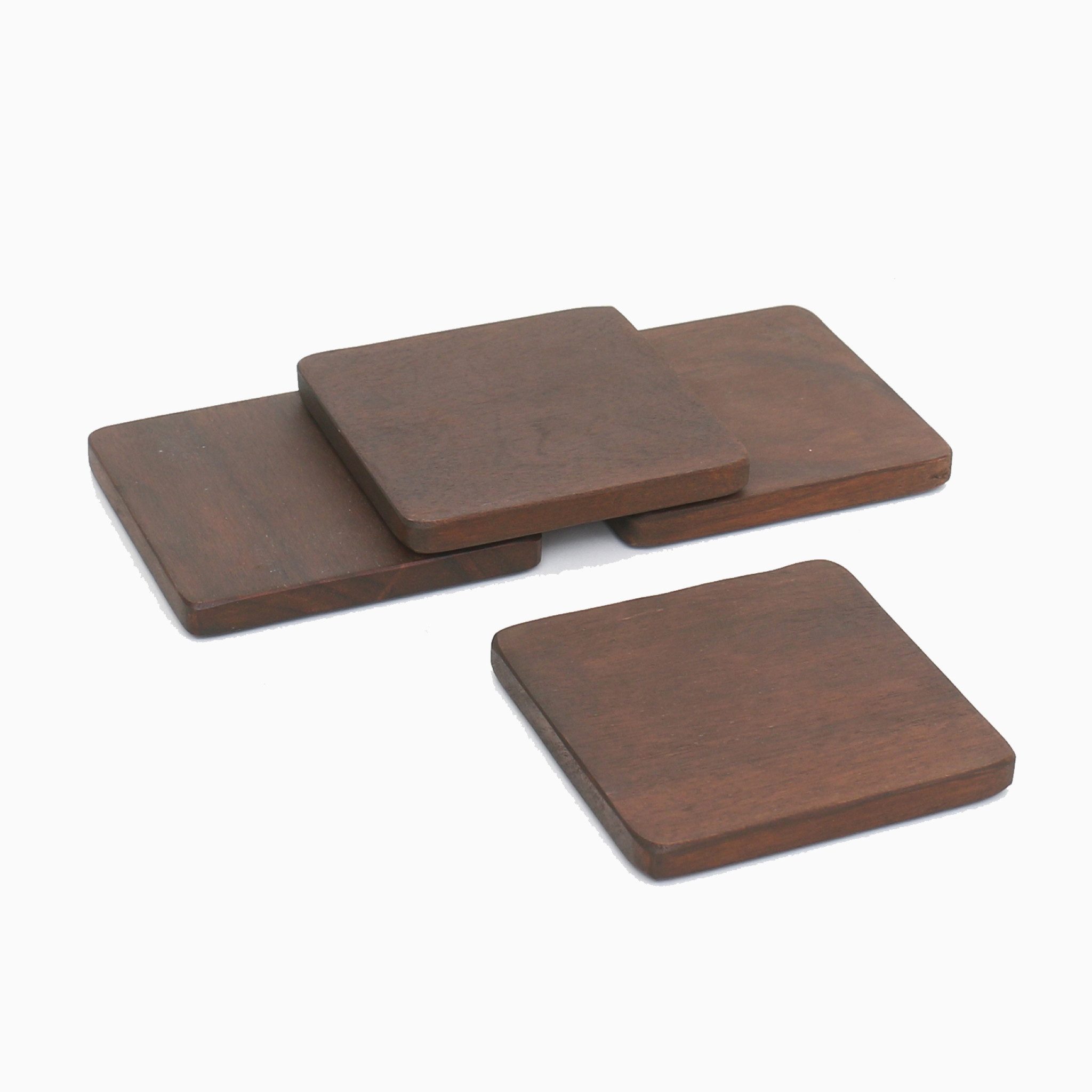 houseproud Becheruntersetzer Timber Mates Untersetzer aus Akazienholz (Set aus vier)