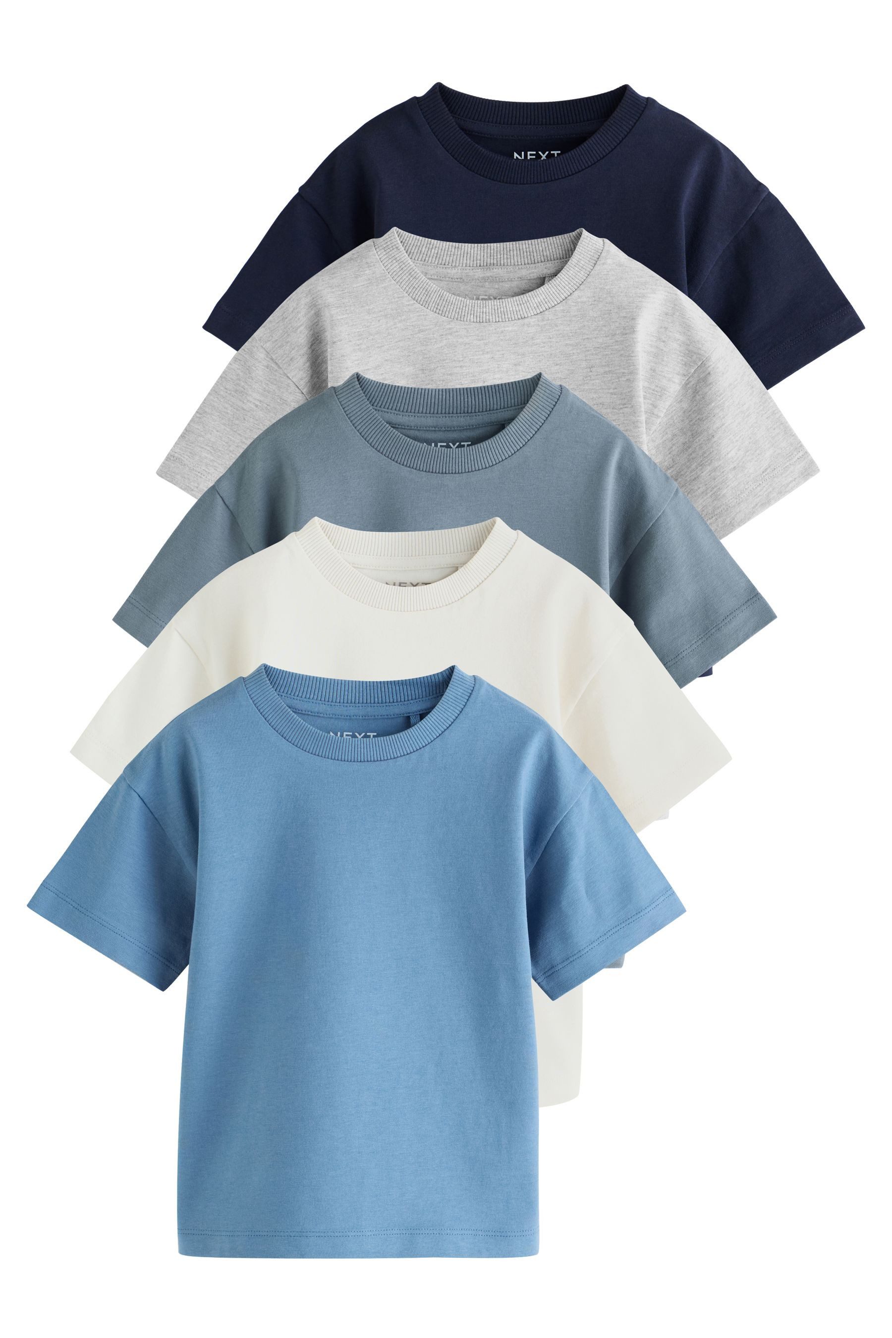 Next T-Shirt Kurzärmelige T-Shirts im 5er-Pack (5-tlg)