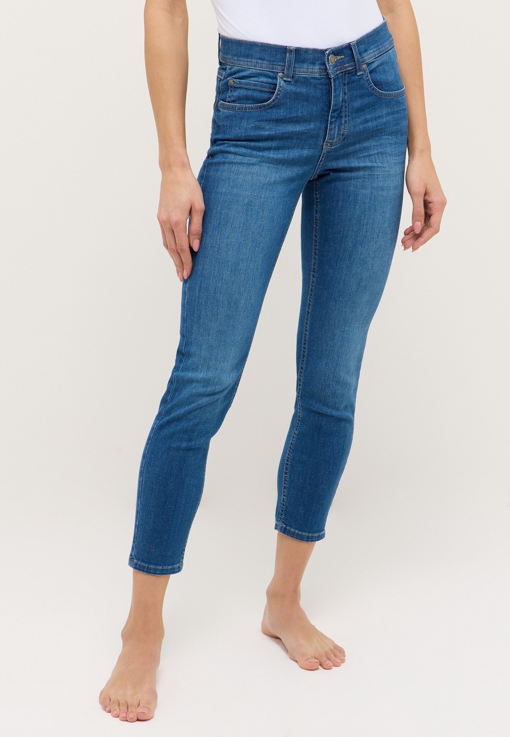 ANGELS Slim-fit-Jeans ORNELLA - Jeans Hose - Slim fit - verkürzt 7/8 Länge