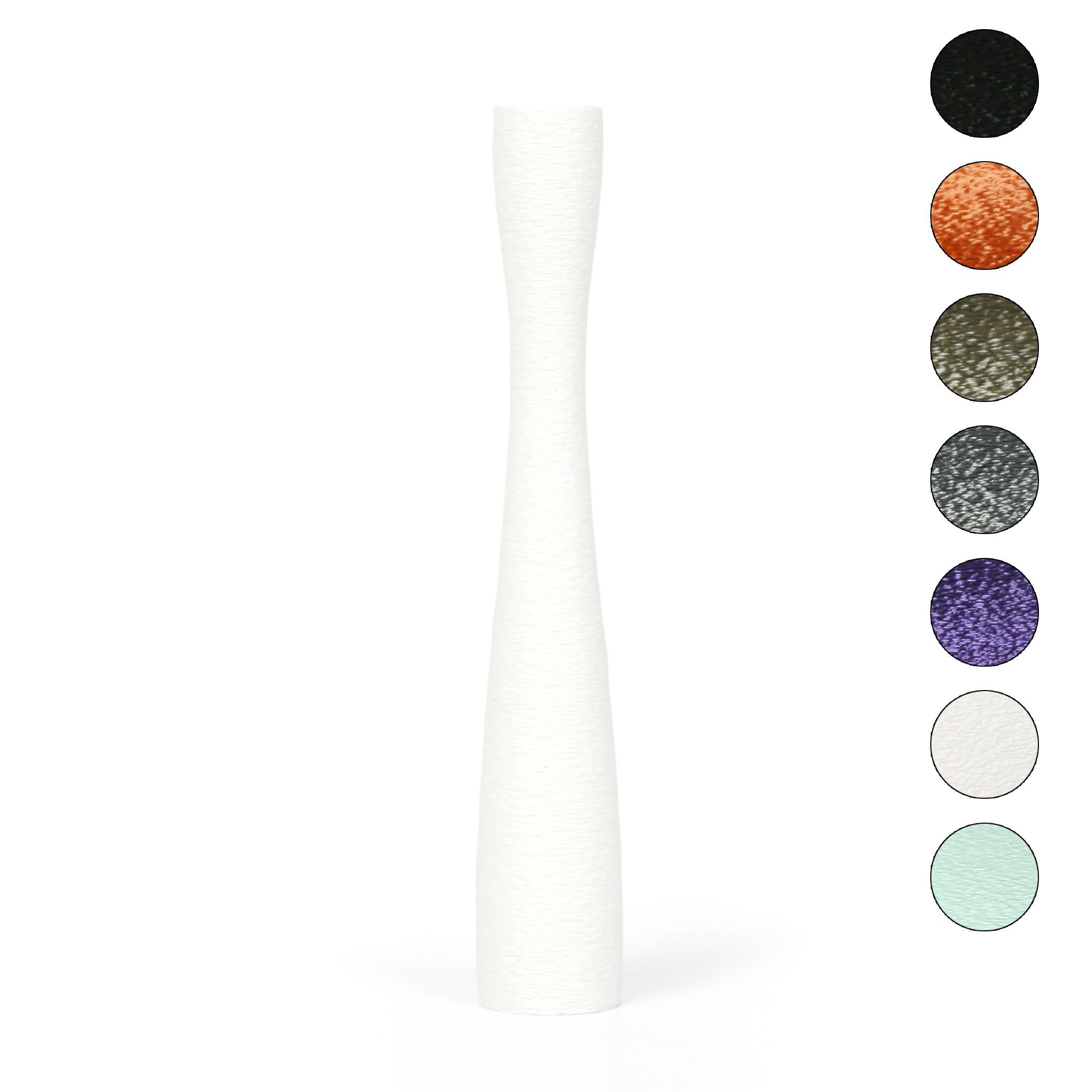 Kreative Feder Dekovase Designer Vase – Dekorative Blumenvase aus Bio-Kunststoff, aus nachwachsenden Rohstoffen; wasserdicht & bruchsicher White