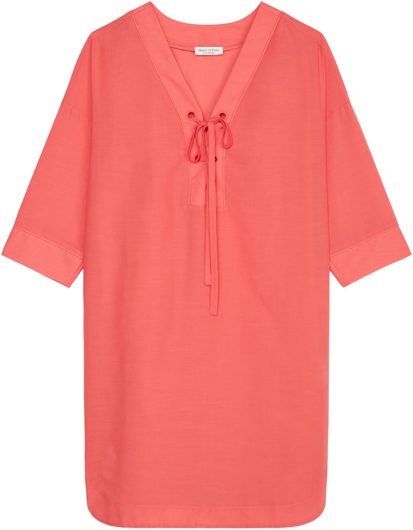 Marc O'Polo Strandkleid leichtes Tunikakleid, seitliche Schlitze, V-Ausschn günstig online kaufen