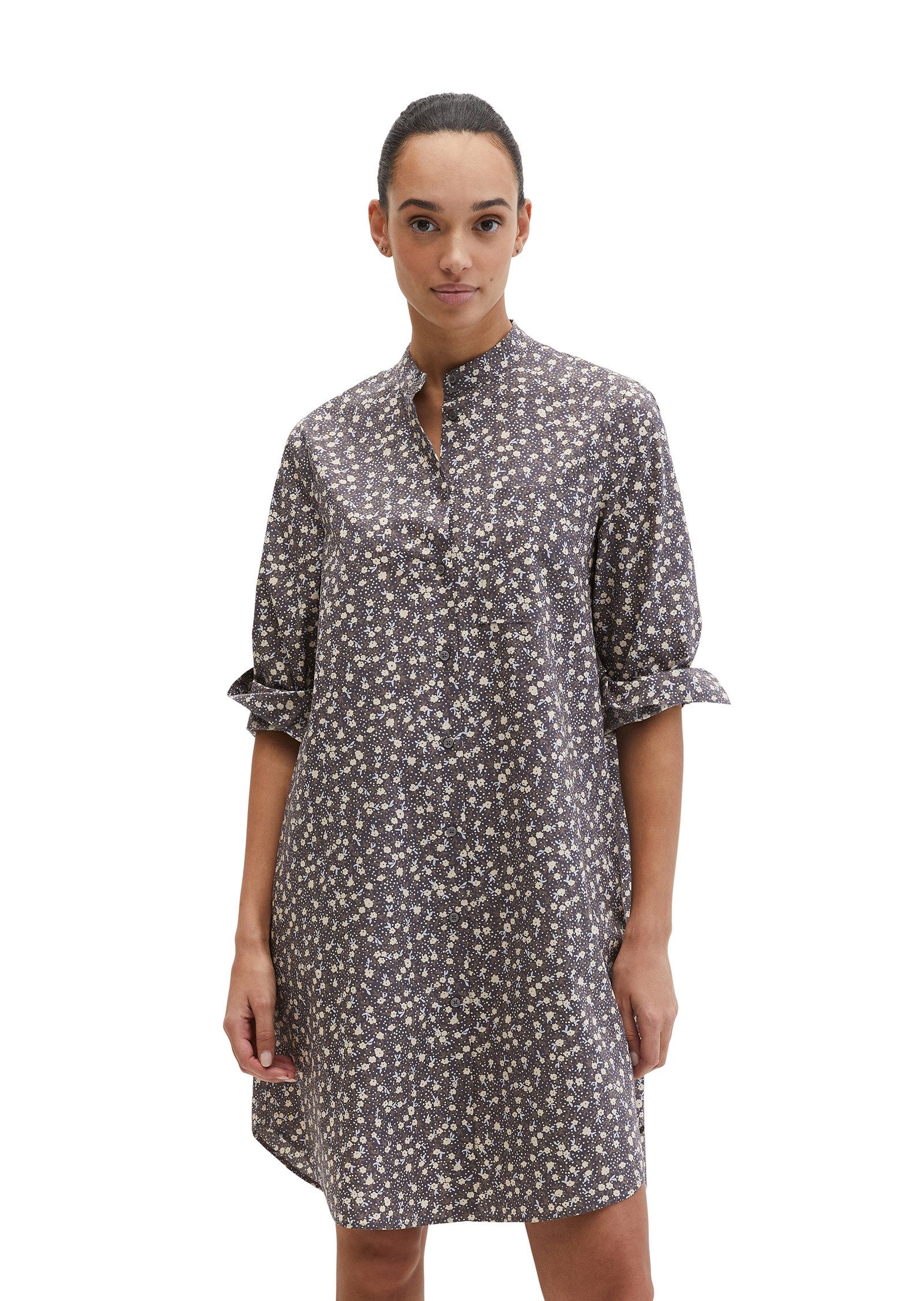 Marc O'Polo Hemdblusenkleid aus Papertouch-Popeline