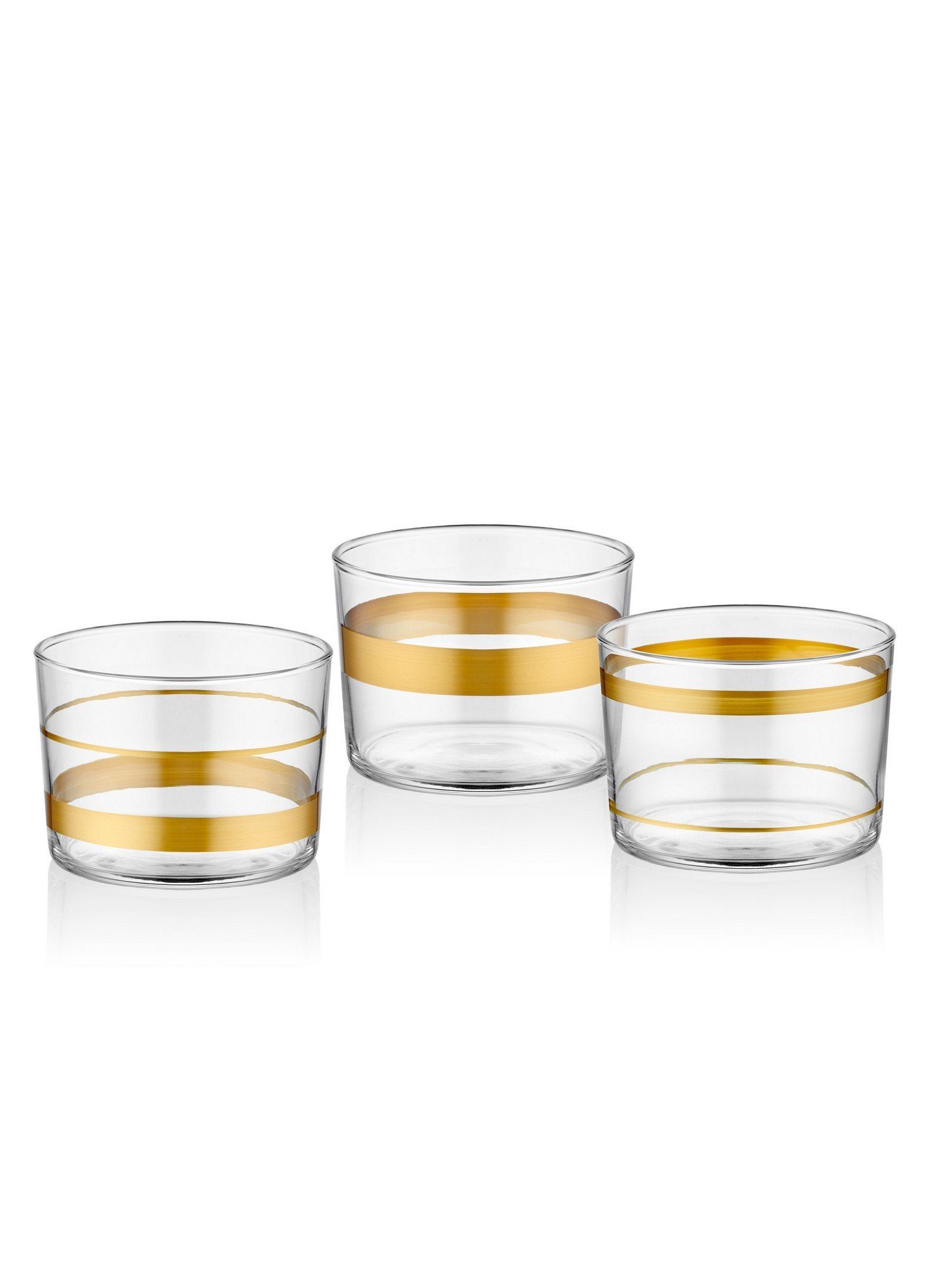 Hermia Concept Schüssel 100% Glas Schüsseln, TMA4742, Gold