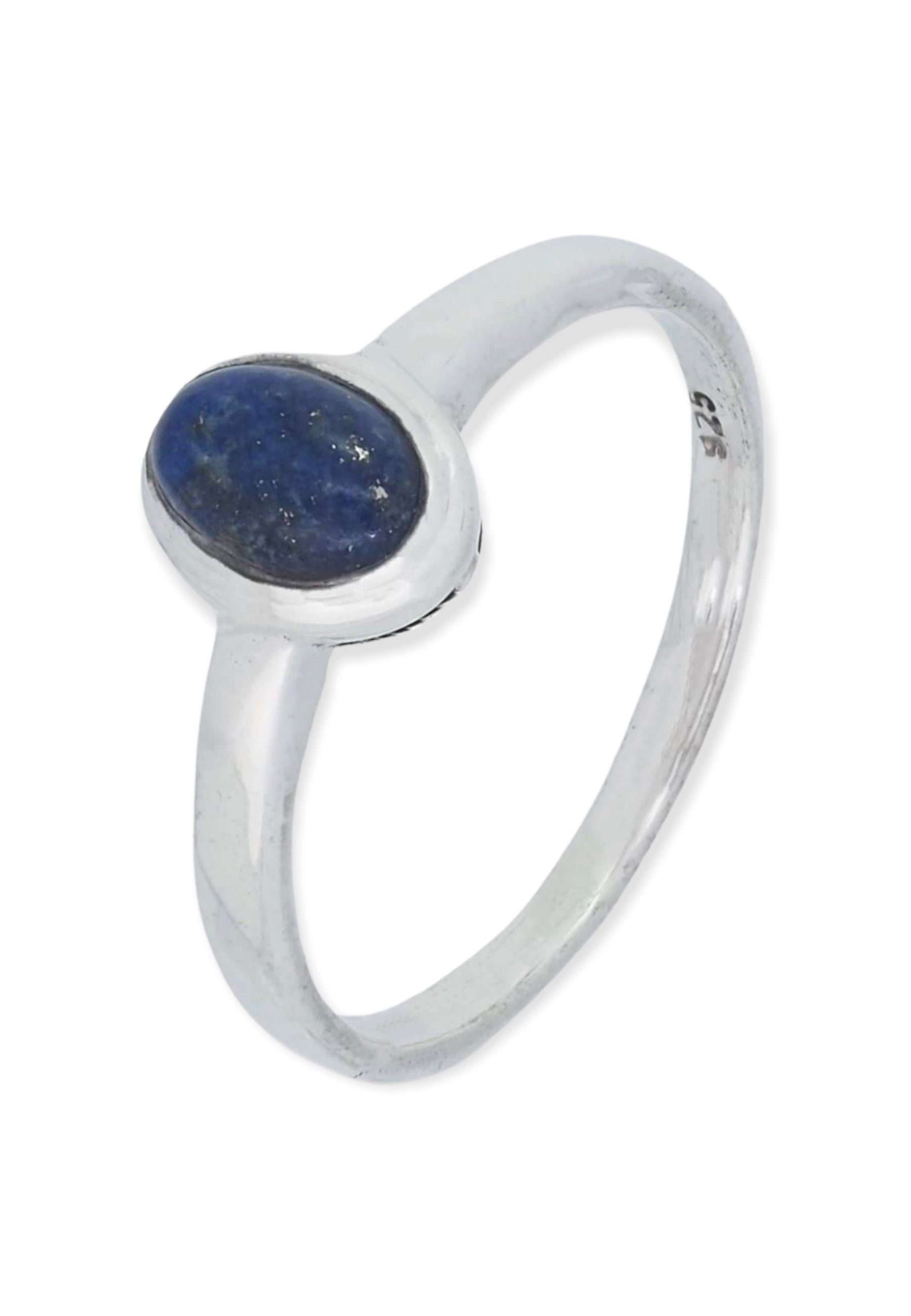 mantraroma Silberring mit Lapis Silber Lazuli 925er