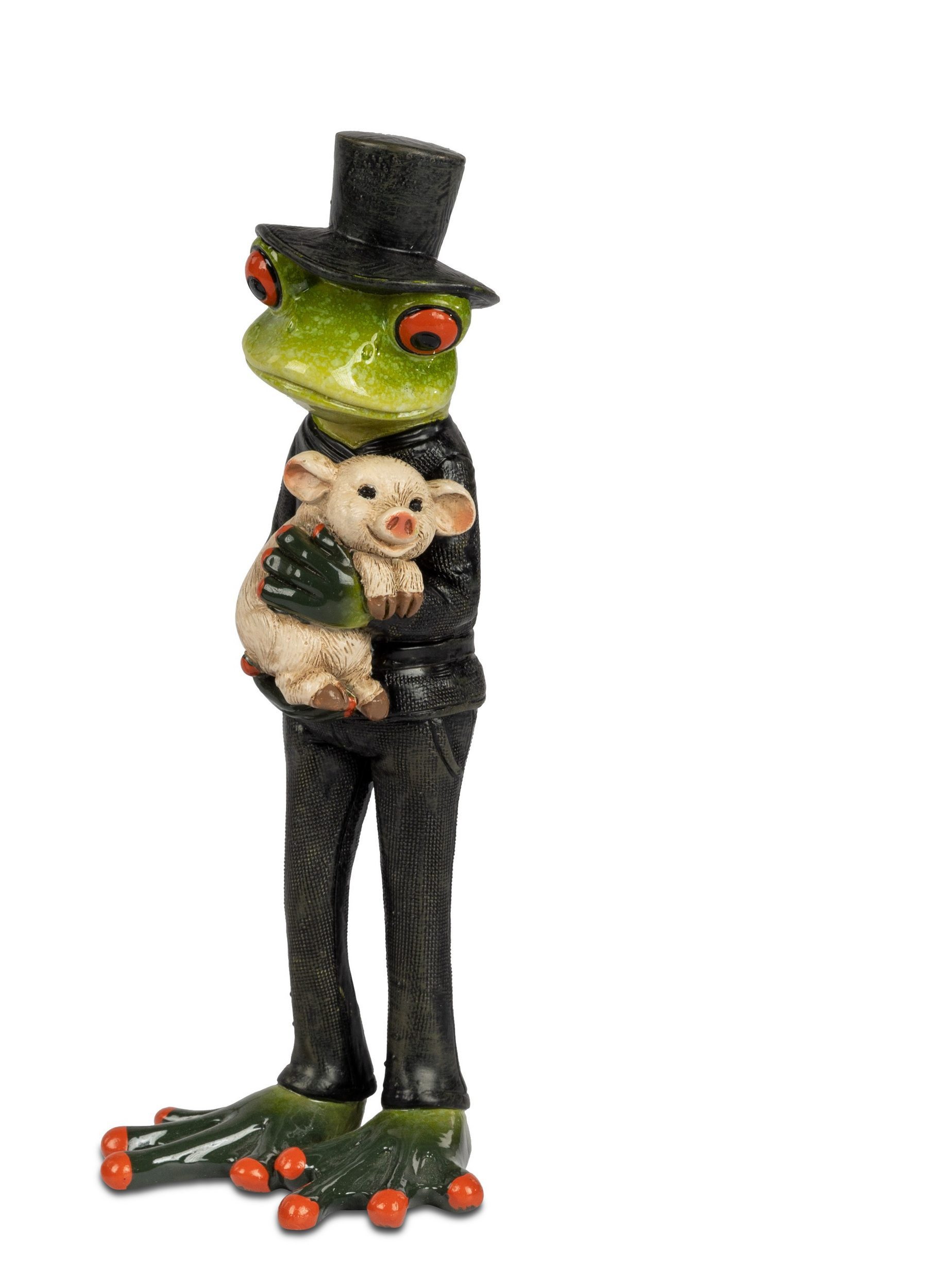 formano Dekofigur Frosch Glücksbringer Schornsteinfeger mit Glücksschwein 1 günstig online kaufen